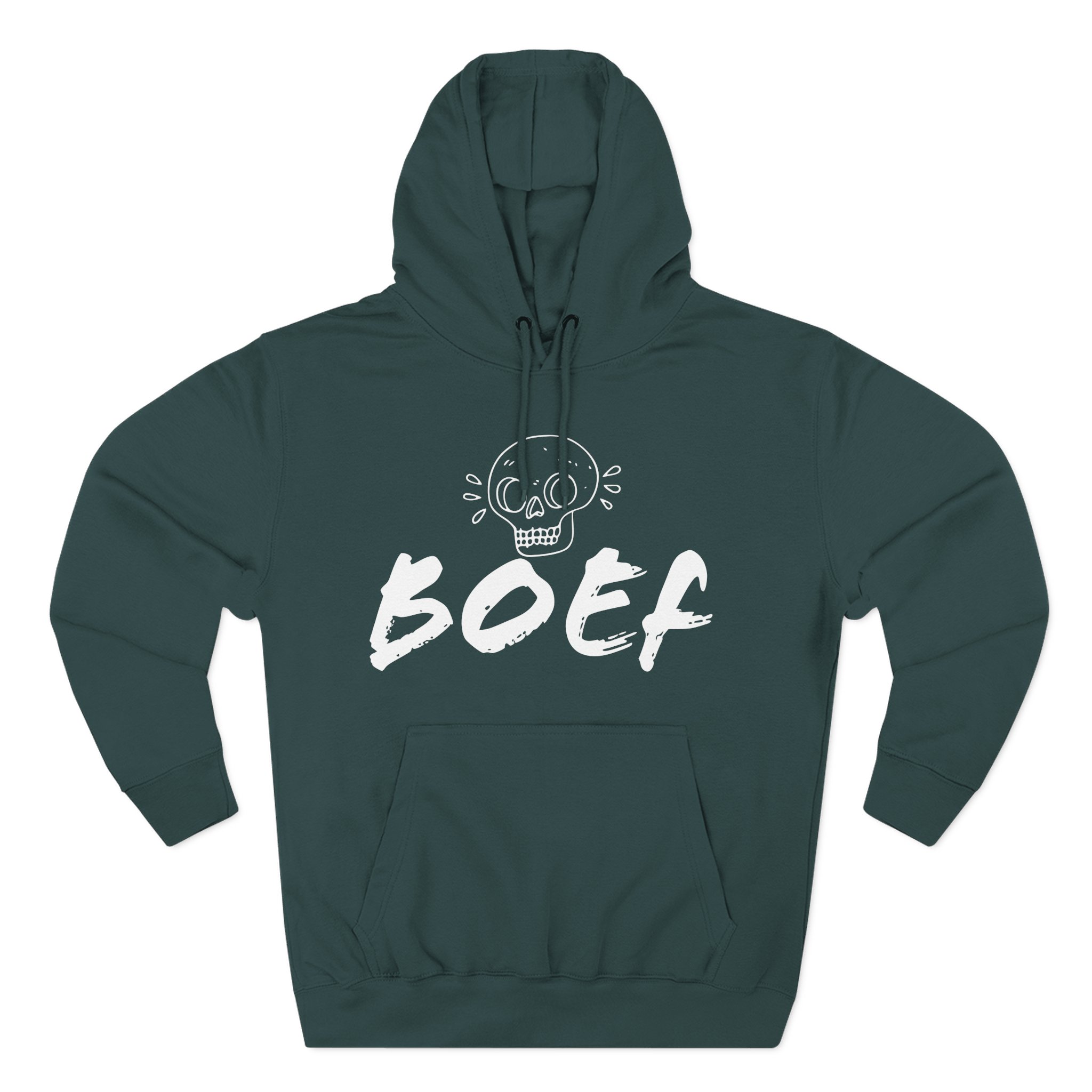 Boef Three-Panel Fleece Hoodie