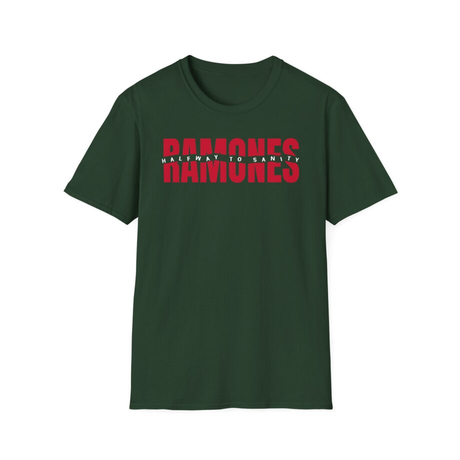 Ramones Halfway To Sanity Unisex Softstyle T-Shirt