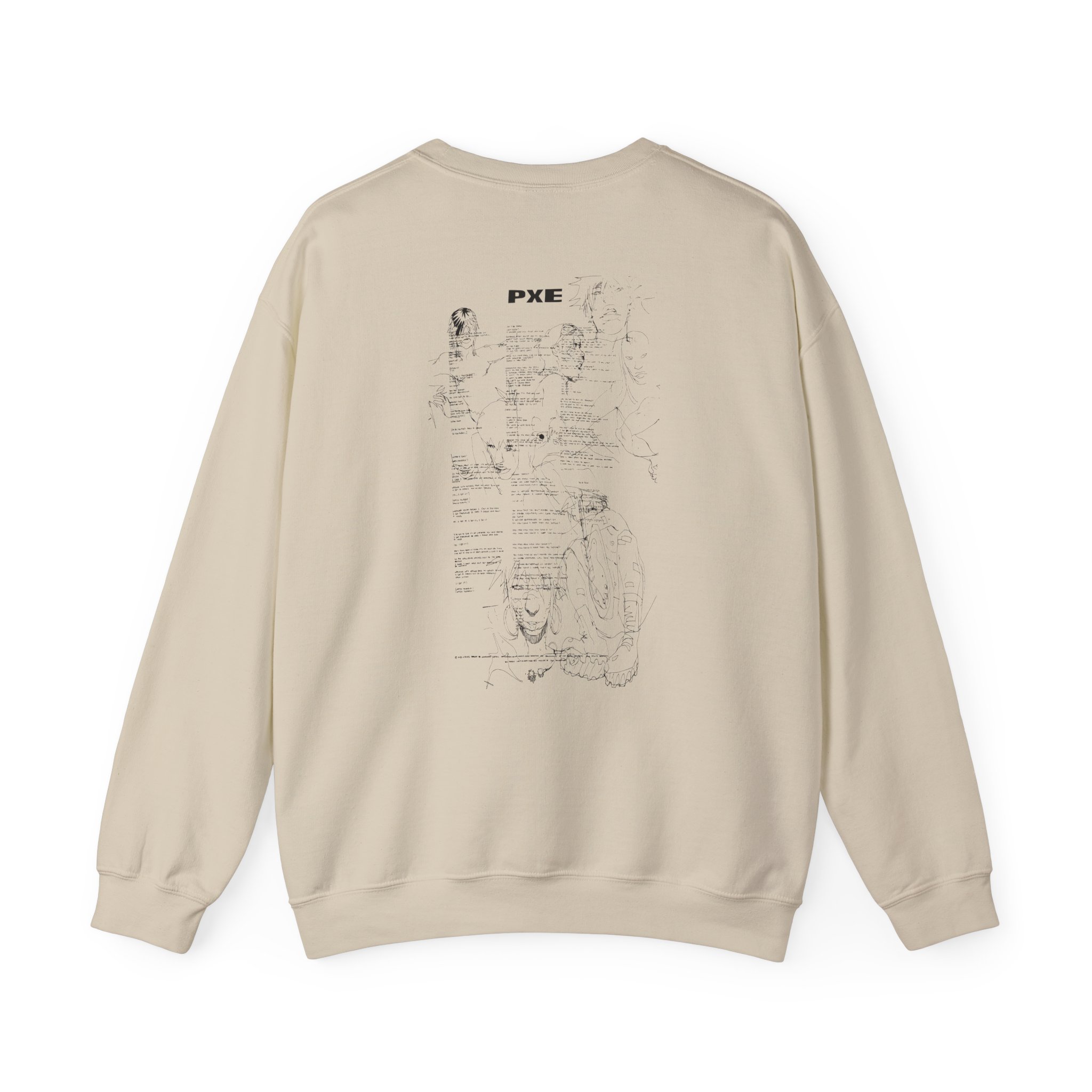 Ecco2k in the Flesh Unisex Heavy Blendâ„¢ Crewneck Sweatshirt