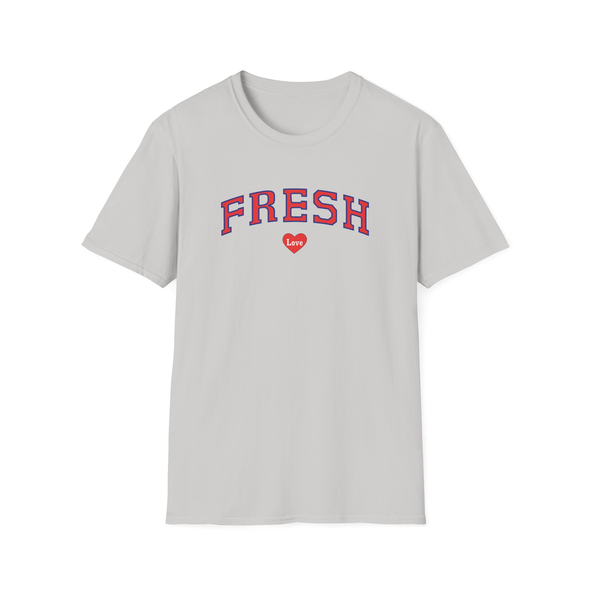 Fresh Love Heart Unisex Softstyle T-Shirt
