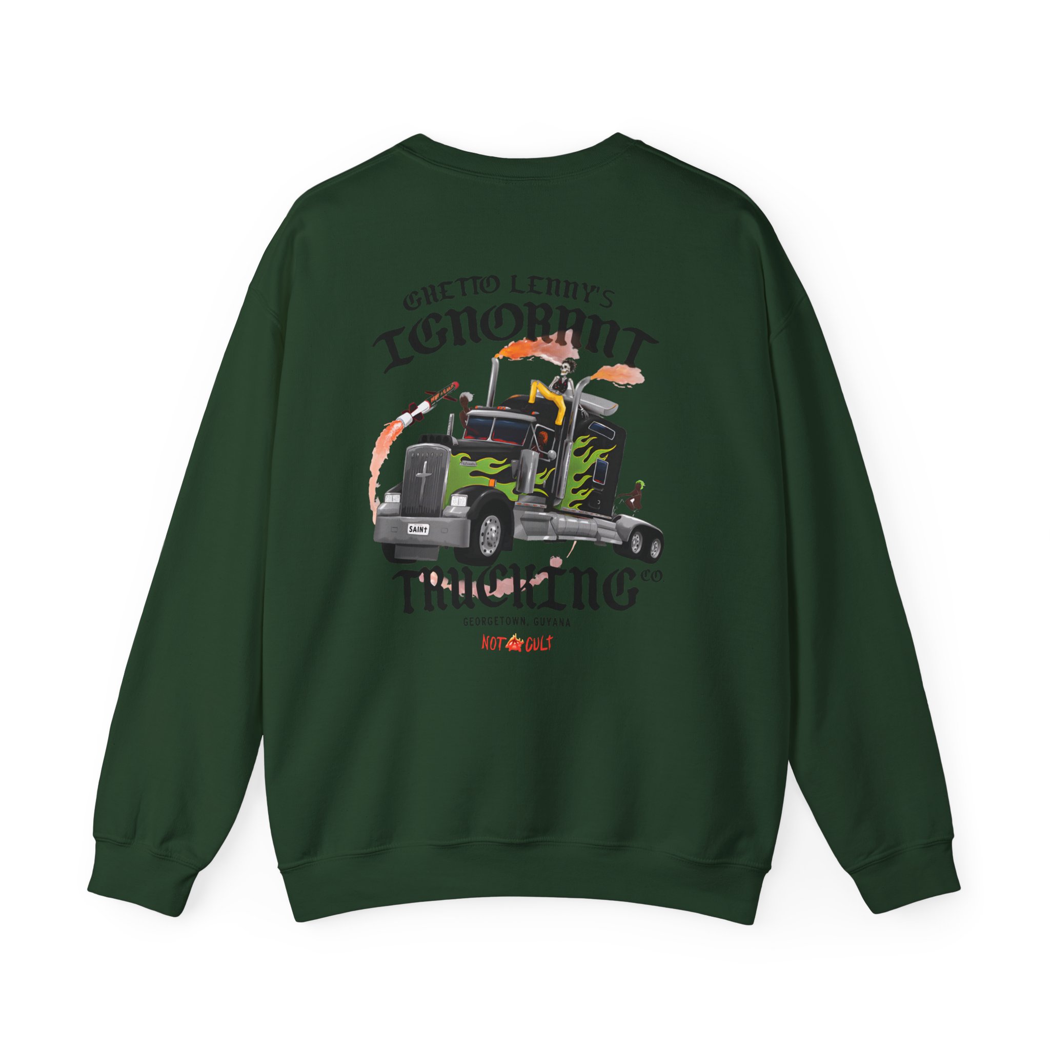 Saint Jhn Ghetto Lenny's Trucking Co. Unisex Heavy Blendâ„¢ Crewneck Sweatshirt