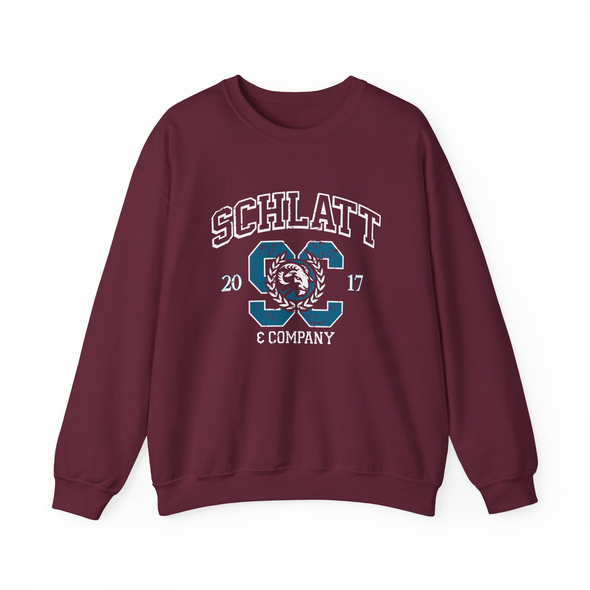 Jschlatt Schlatt & Co. Collegiate Unisex Heavy Blendâ„¢ Crewneck Sweatshirt