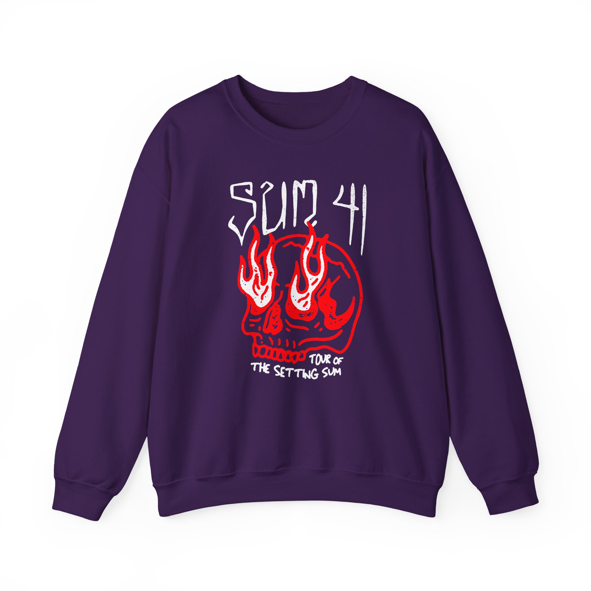 Sum 41 Skull Sketch Tour Unisex Heavy Blendâ„¢ Crewneck Sweatshirt