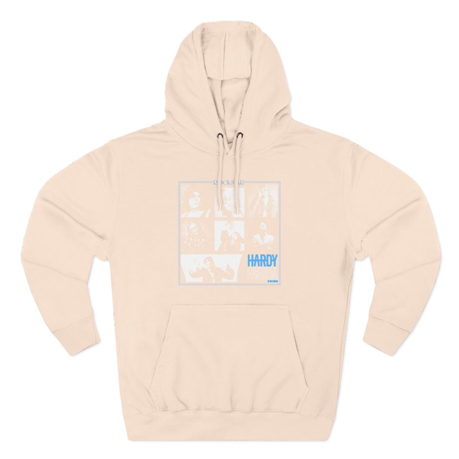 Hardy Rockstar Three-Panel Fleece Hoodie