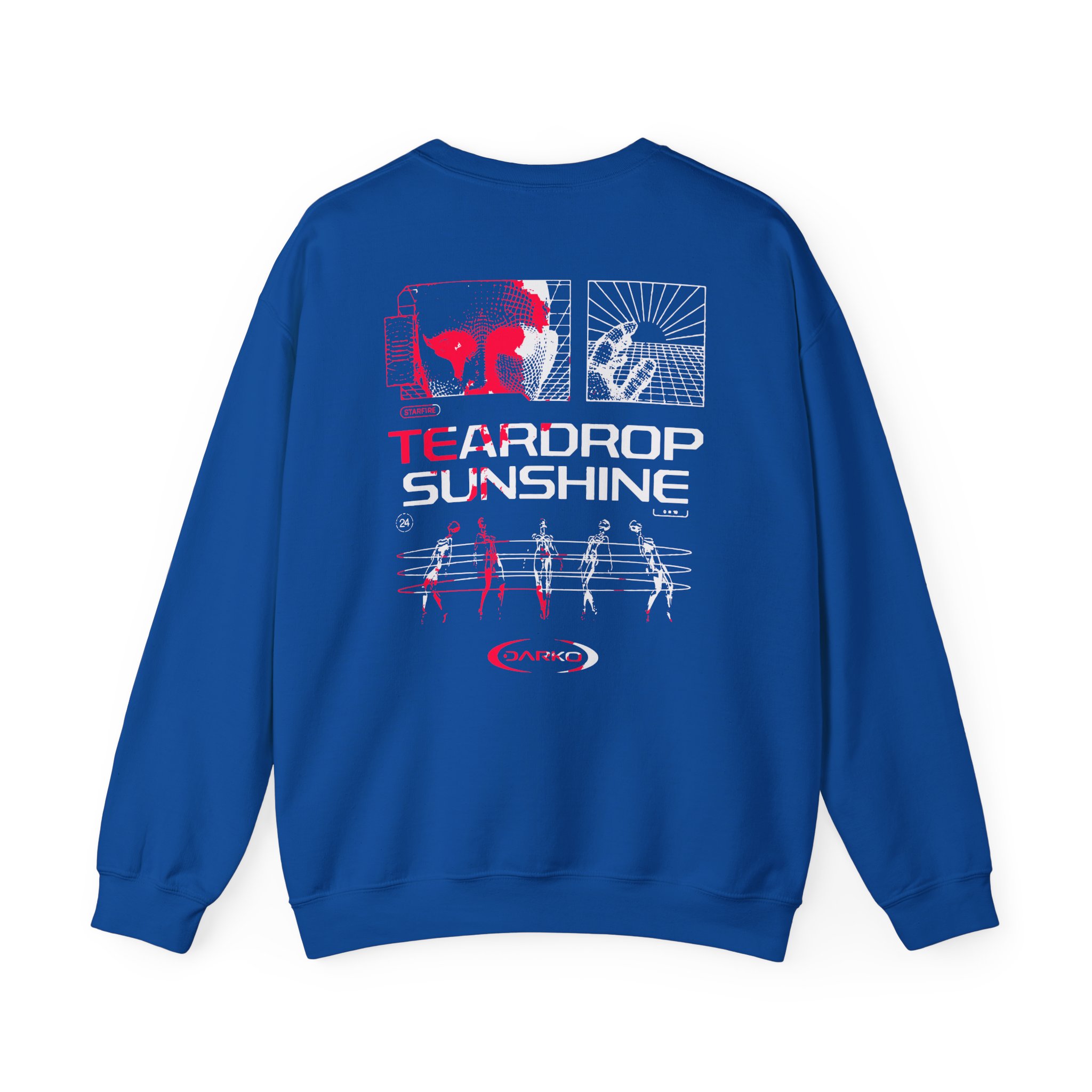 Darko Teardrop Sunshine Unisex Heavy Blendâ„¢ Crewneck Sweatshirt