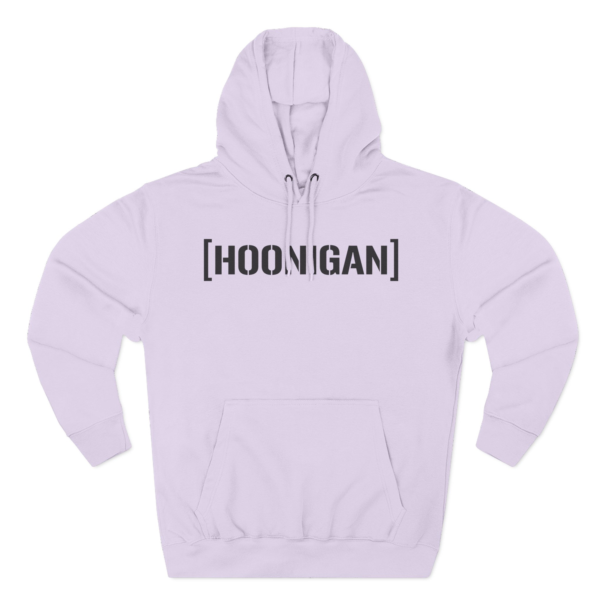 Ken Block Hoonigan Bracket Censor Bar Logo  Three-Panel Fleece Hoodie