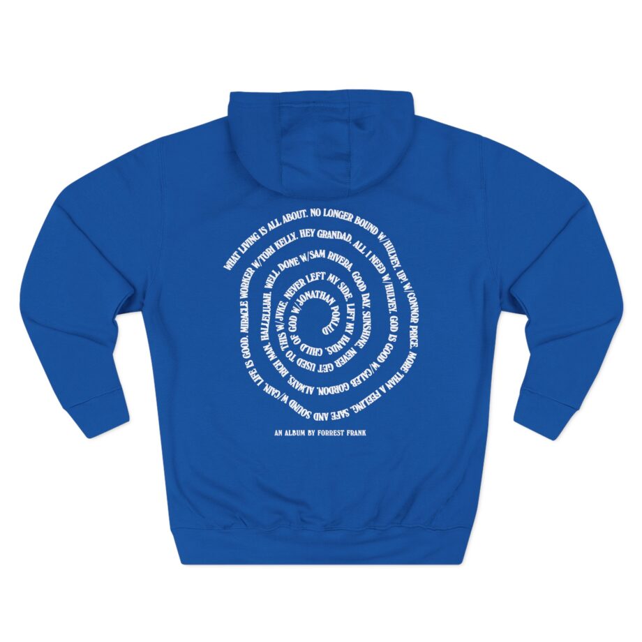 Forrest Frank Cog Spiral Three-Panel Fleece Hoodie