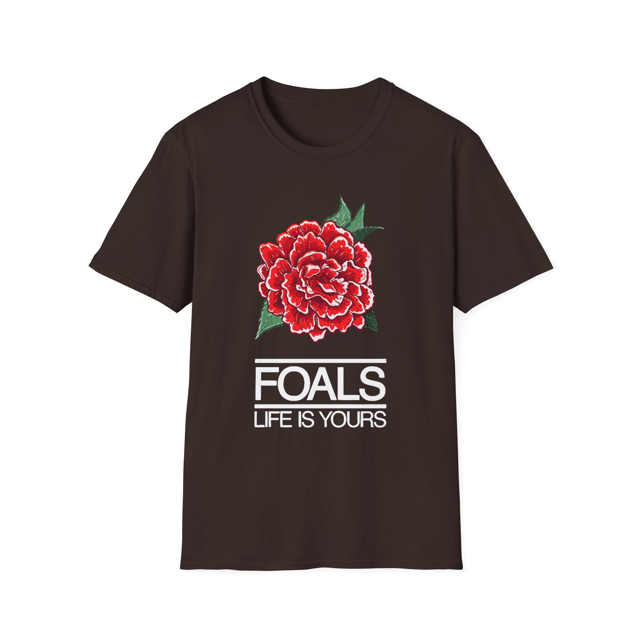 Foals Red Rose Unisex Softstyle T-Shirt