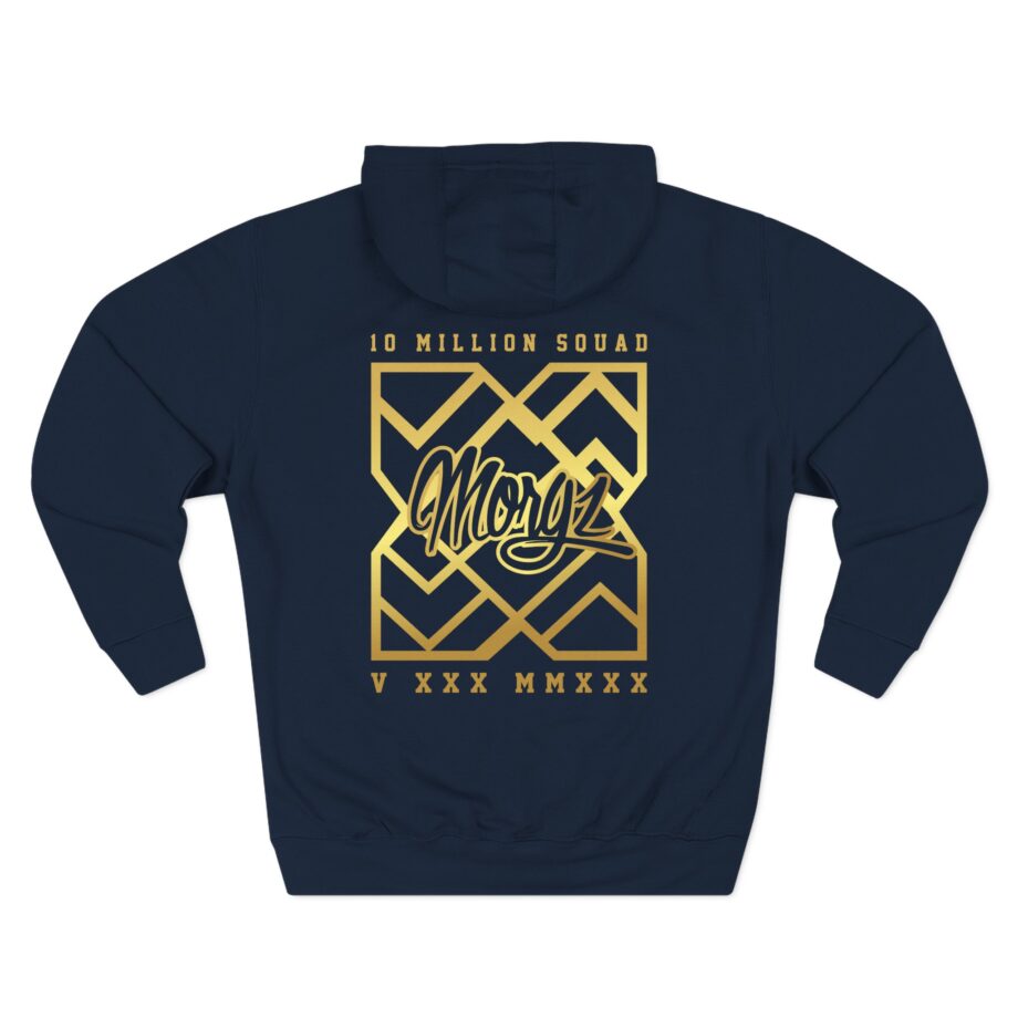 Morgz 10 Million Squad Three-Panel Fleece Hoodie