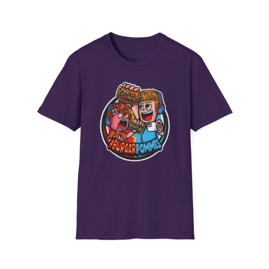 Burger Pommes Unisex Softstyle T-Shirt