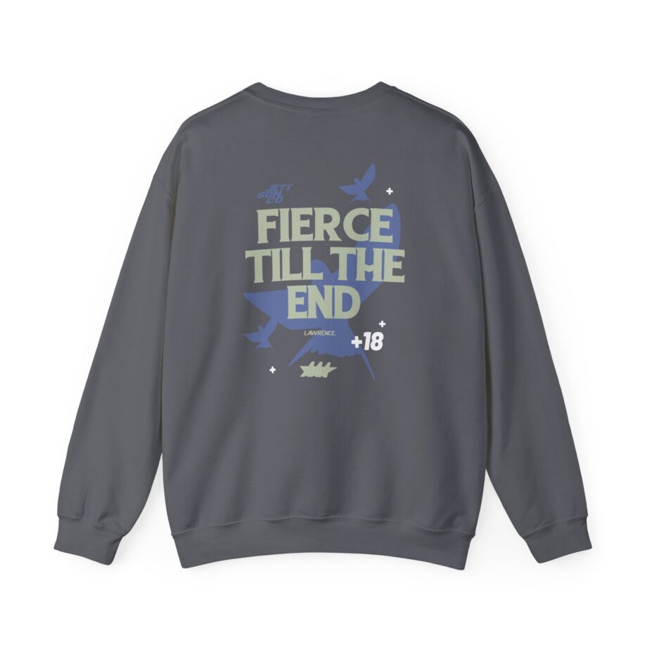 Jett Lawrenc Fierce Till the End Unisex Heavy Blend™ Crewneck Sweatshirt