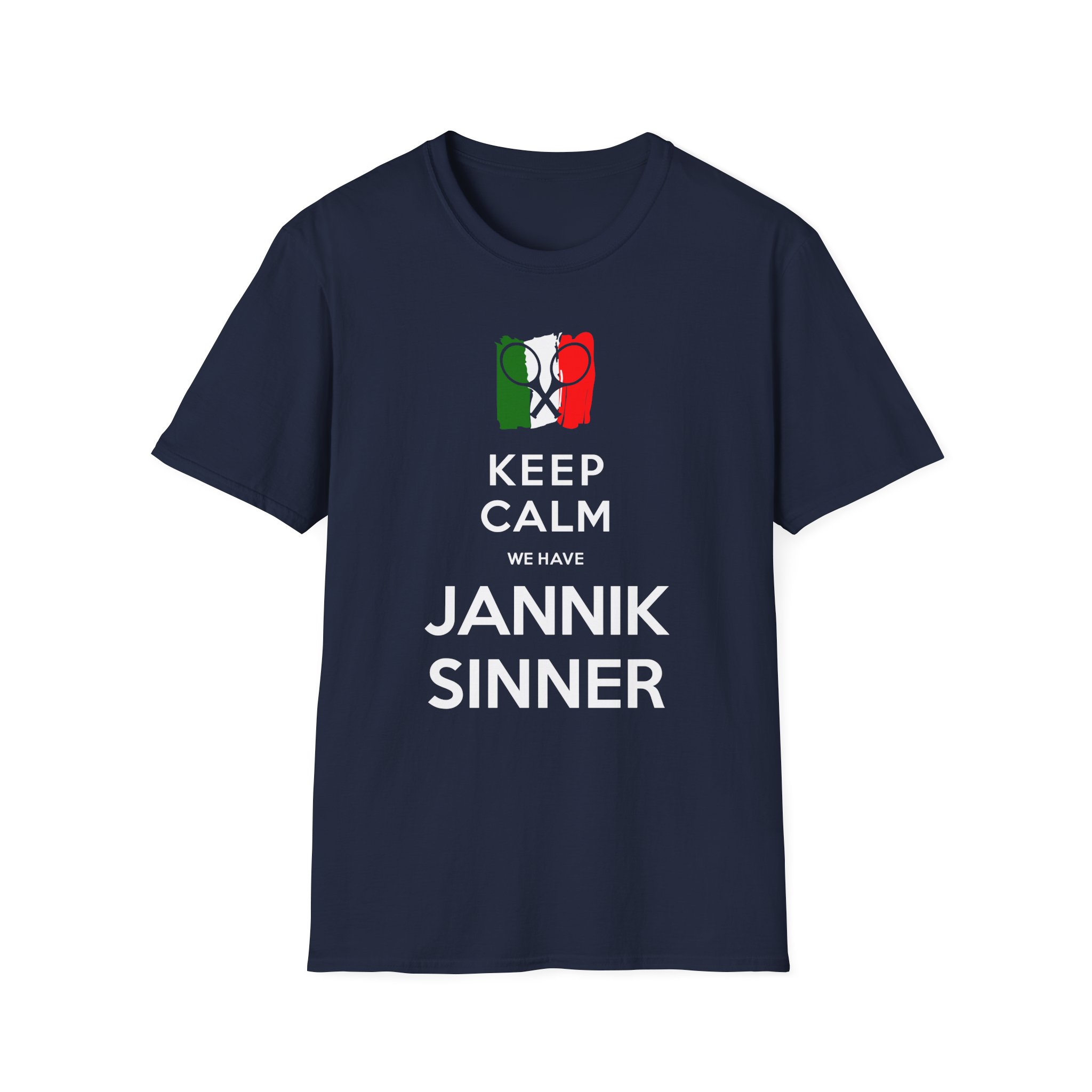 Jannik Sinner Keep Calm We Have Unisex Softstyle T-Shirt