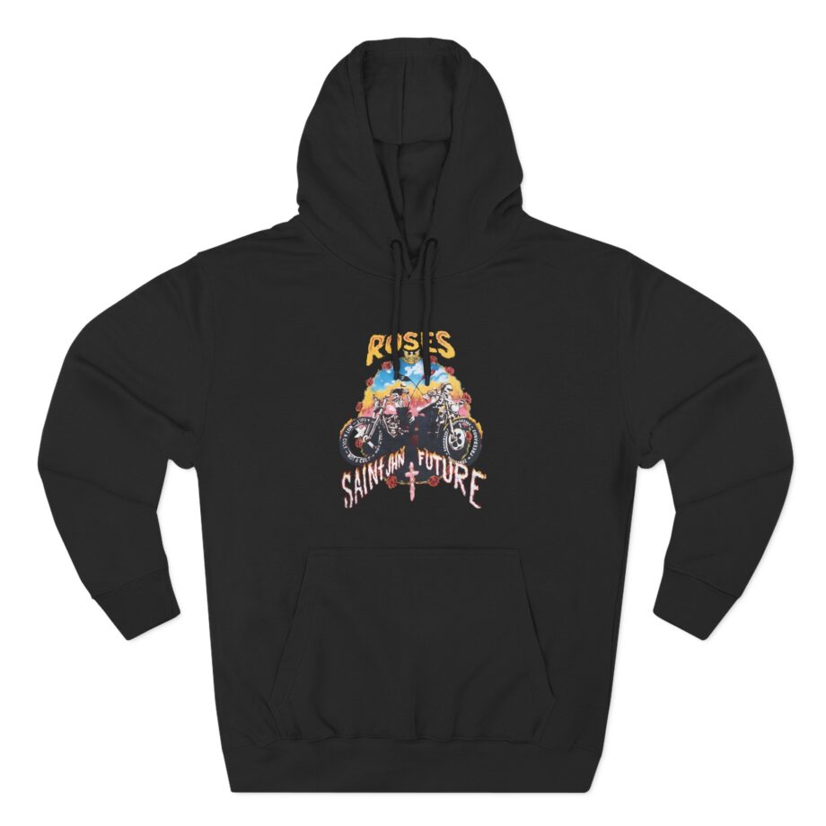 Saint Jhn Not a Cult X Freebandz Roses Three-Panel Fleece Hoodie