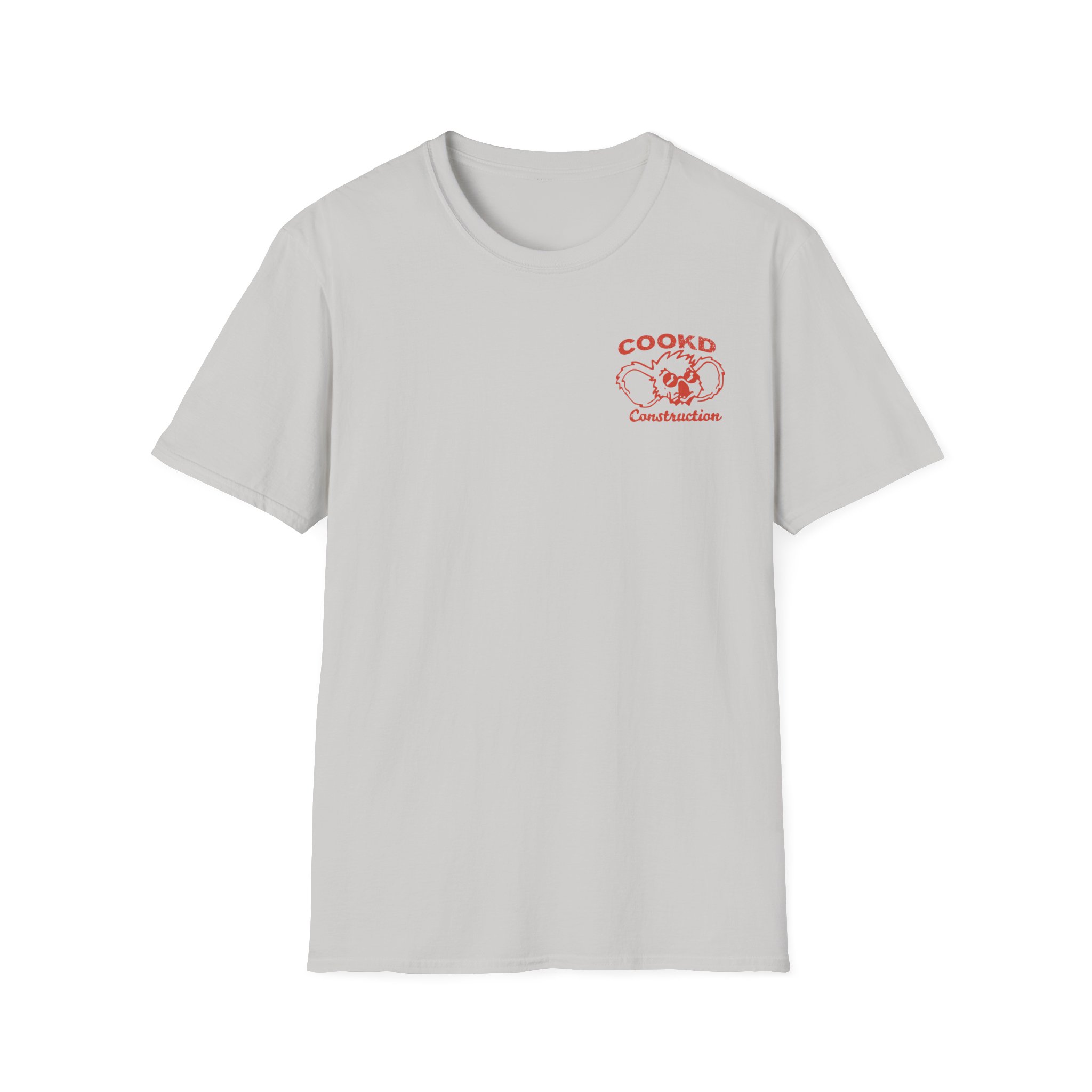 Cookd Construction Koala Unisex Softstyle T-Shirt