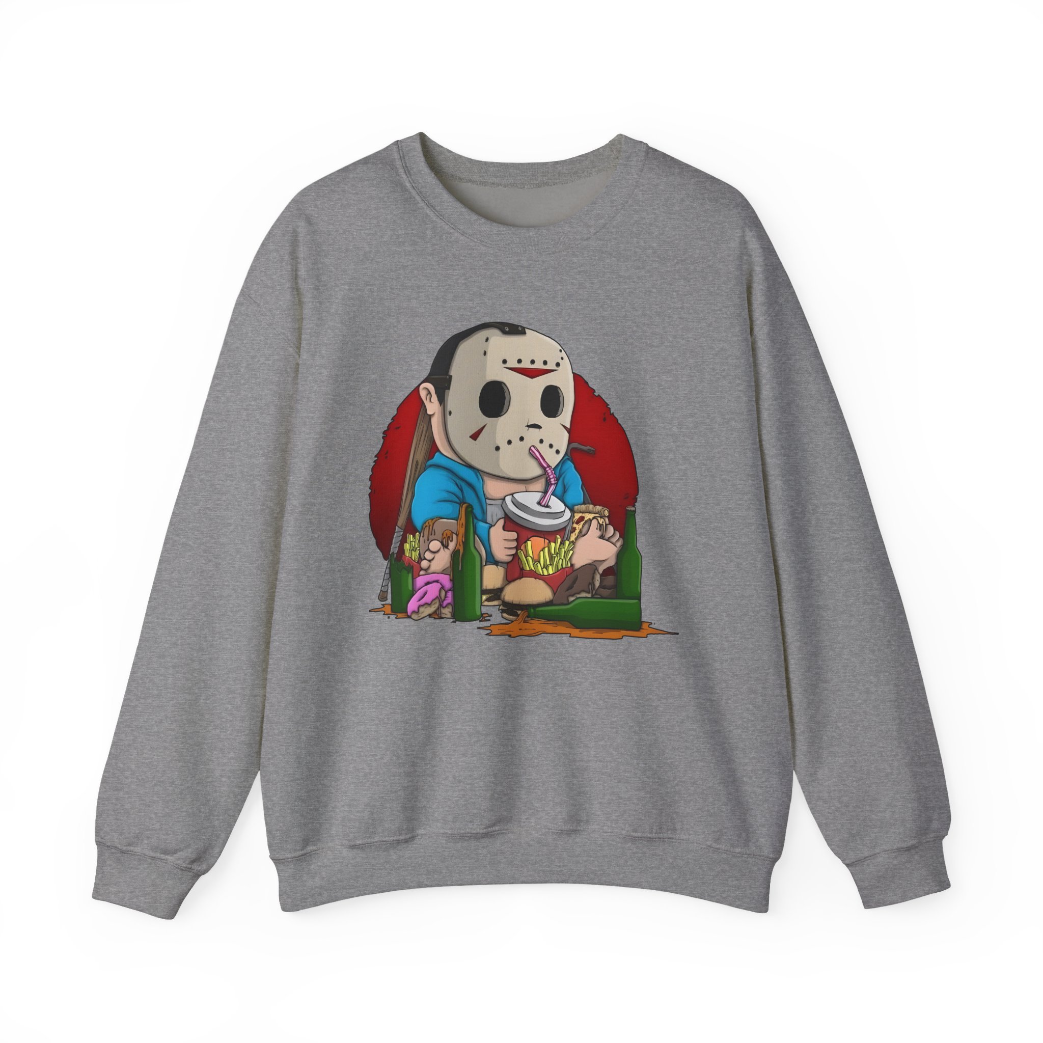 H2odelirious Cute Jason Voorhees Unisex Heavy Blendâ„¢ Crewneck Sweatshirt