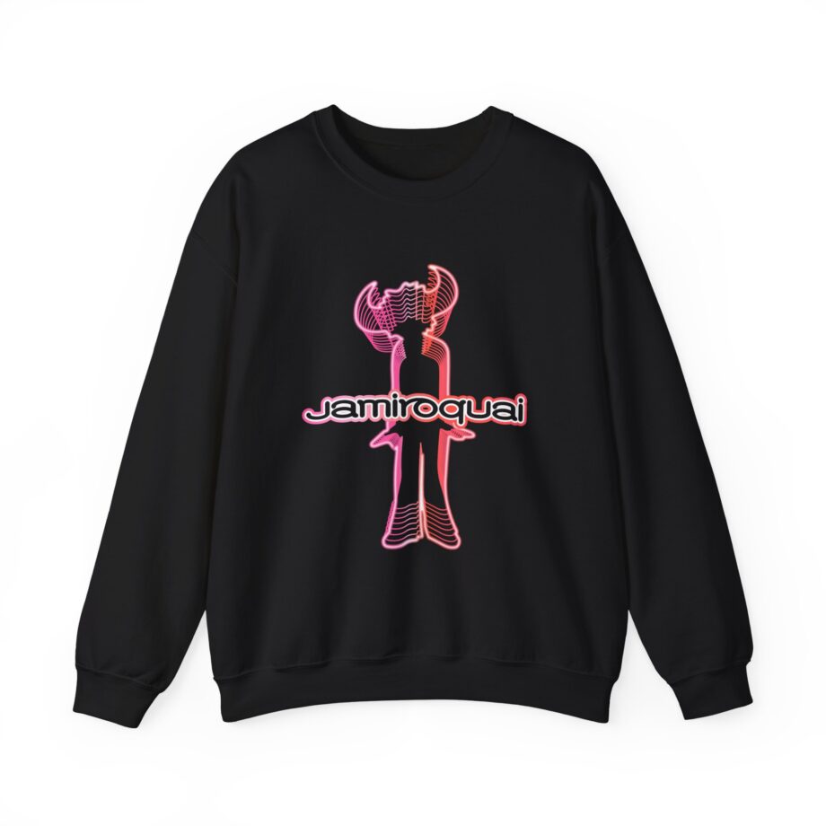 J Buffalo Man Neon Unisex Heavy Blend™ Crewneck Sweatshirt