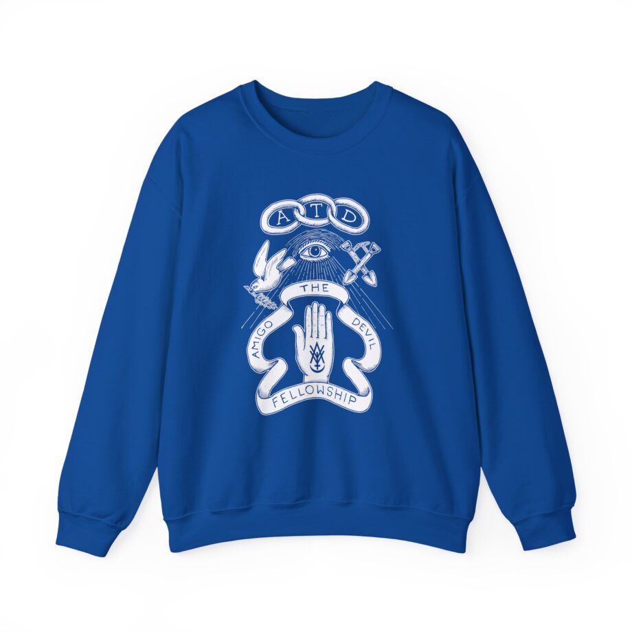Amigo the Devil  Fellowship Unisex Heavy Blend™ Crewneck Sweatshirt