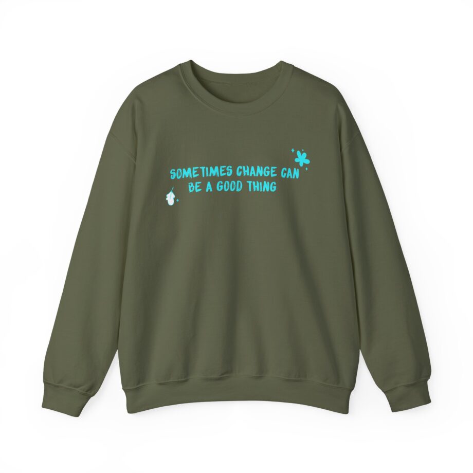 Heartstopper Sometimes Change Can Be a Good Thing Unisex Heavy Blend™ Crewneck Sweatshirt