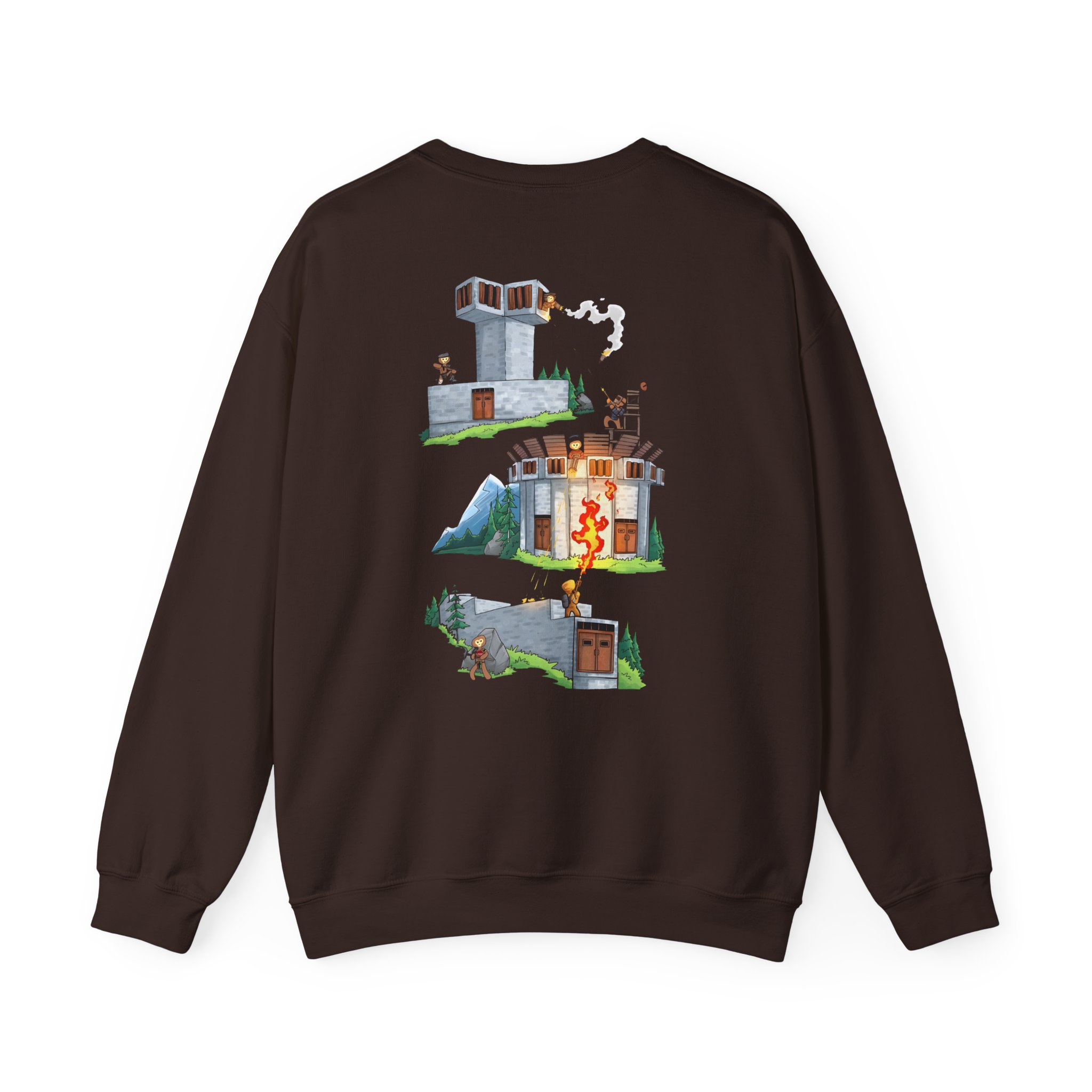 Spoonkid Battlefield Unisex Heavy Blendâ„¢ Crewneck Sweatshirt