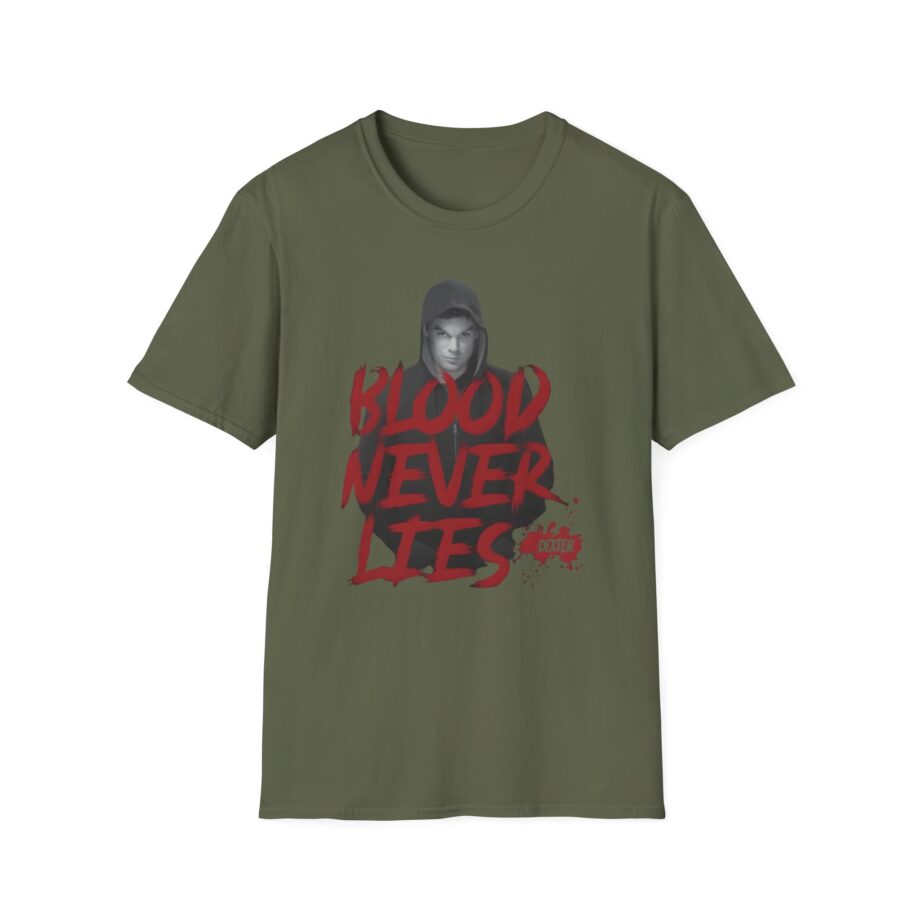 Dexter Blood Never Lies Unisex Softstyle T-Shirt