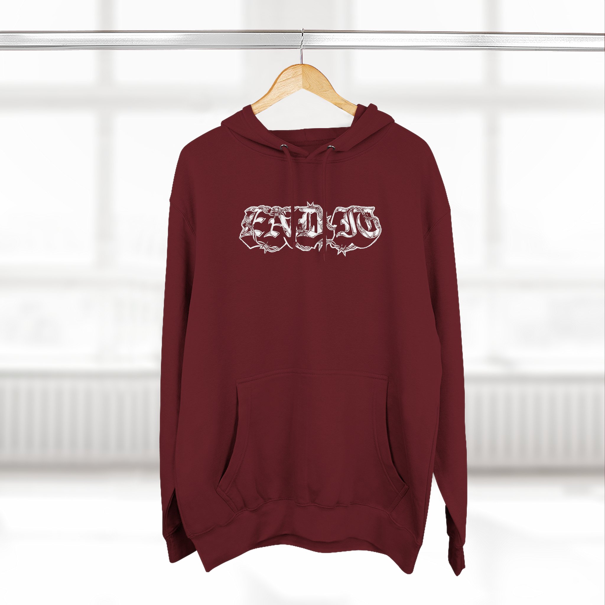 End It Three-Panel Fleece Hoodie