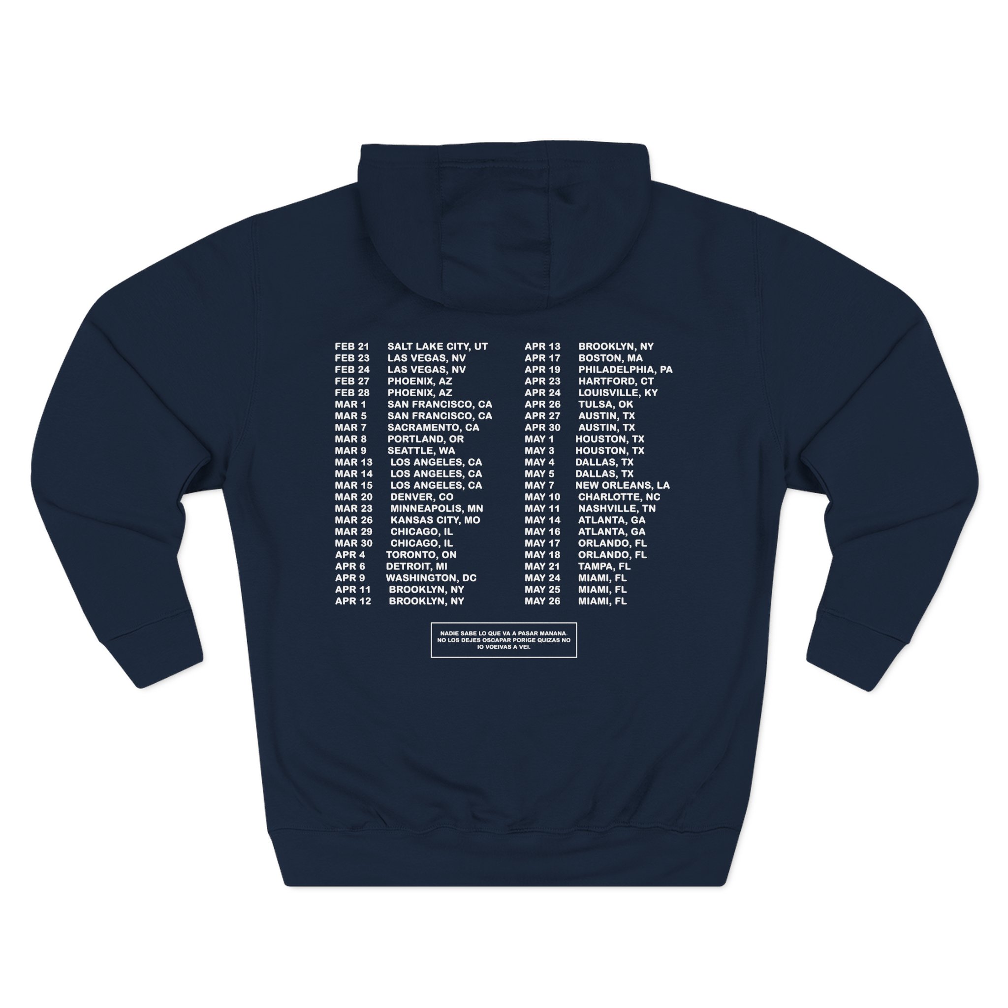 BB Gracias Por Nada Three-Panel Fleece Hoodie