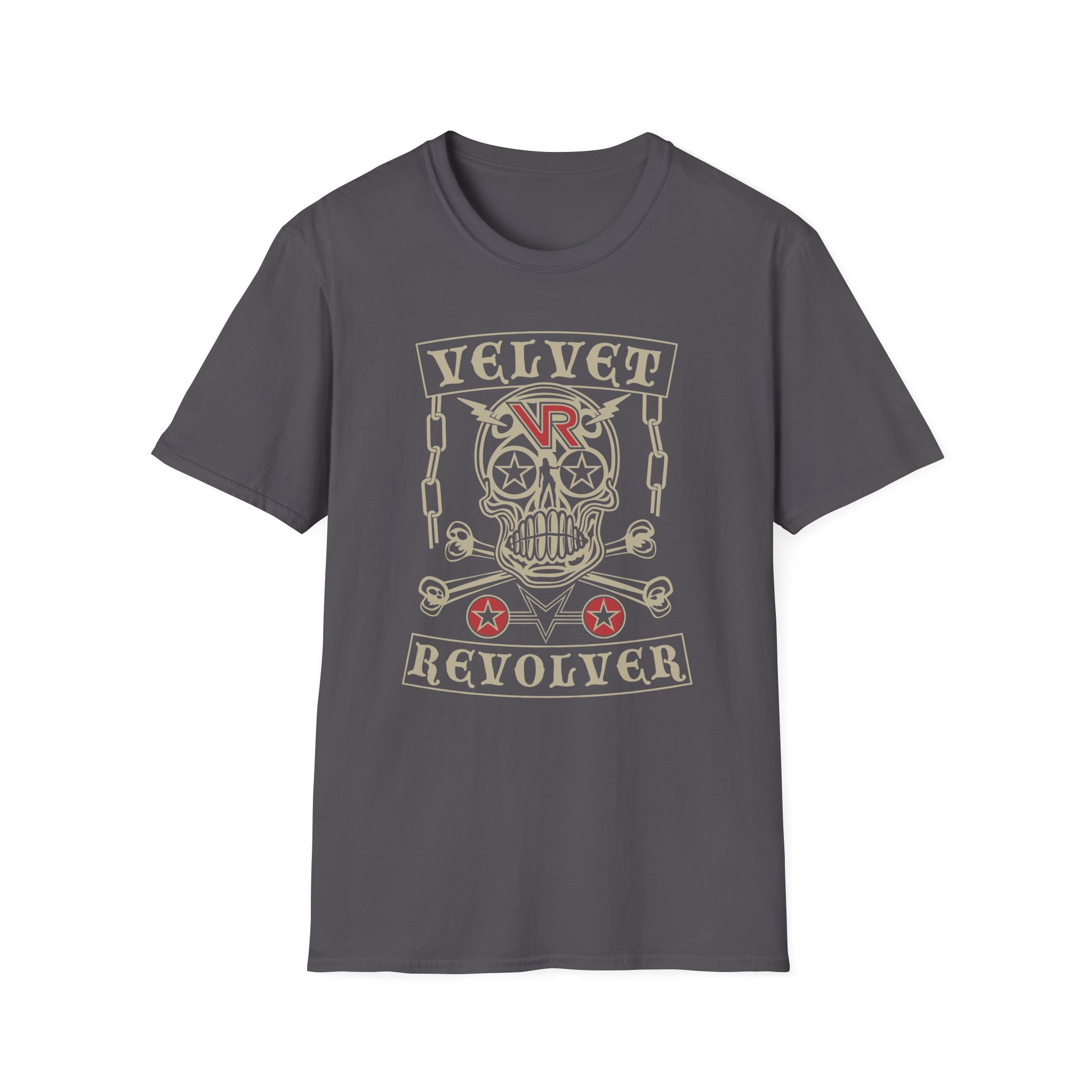 Velvet Revolver Velvet Skull Unisex Softstyle T-Shirt