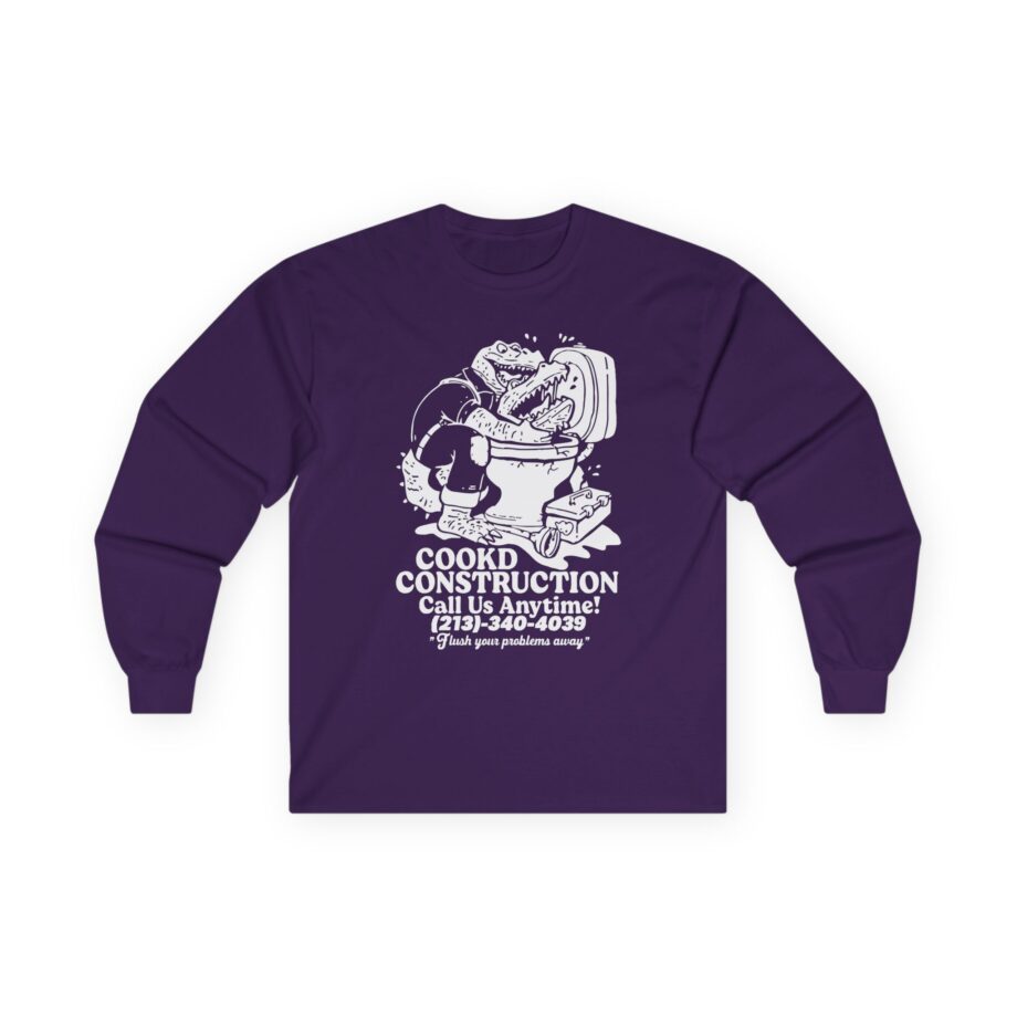 Lazarbeam  Cookd Construction Call Us Anytime Unisex Ultra Cotton Long Sleeve Tee
