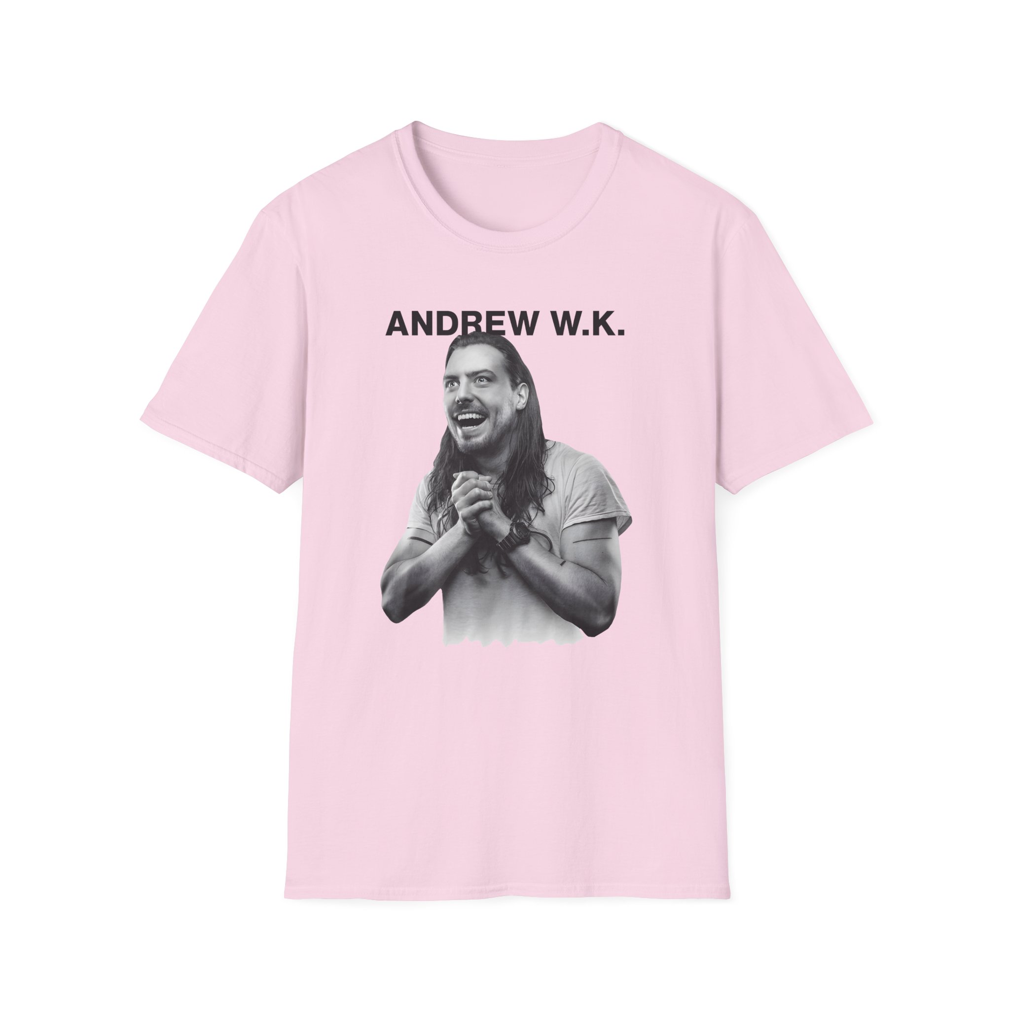 Andrew Wk Happy Unisex Softstyle T-Shirt