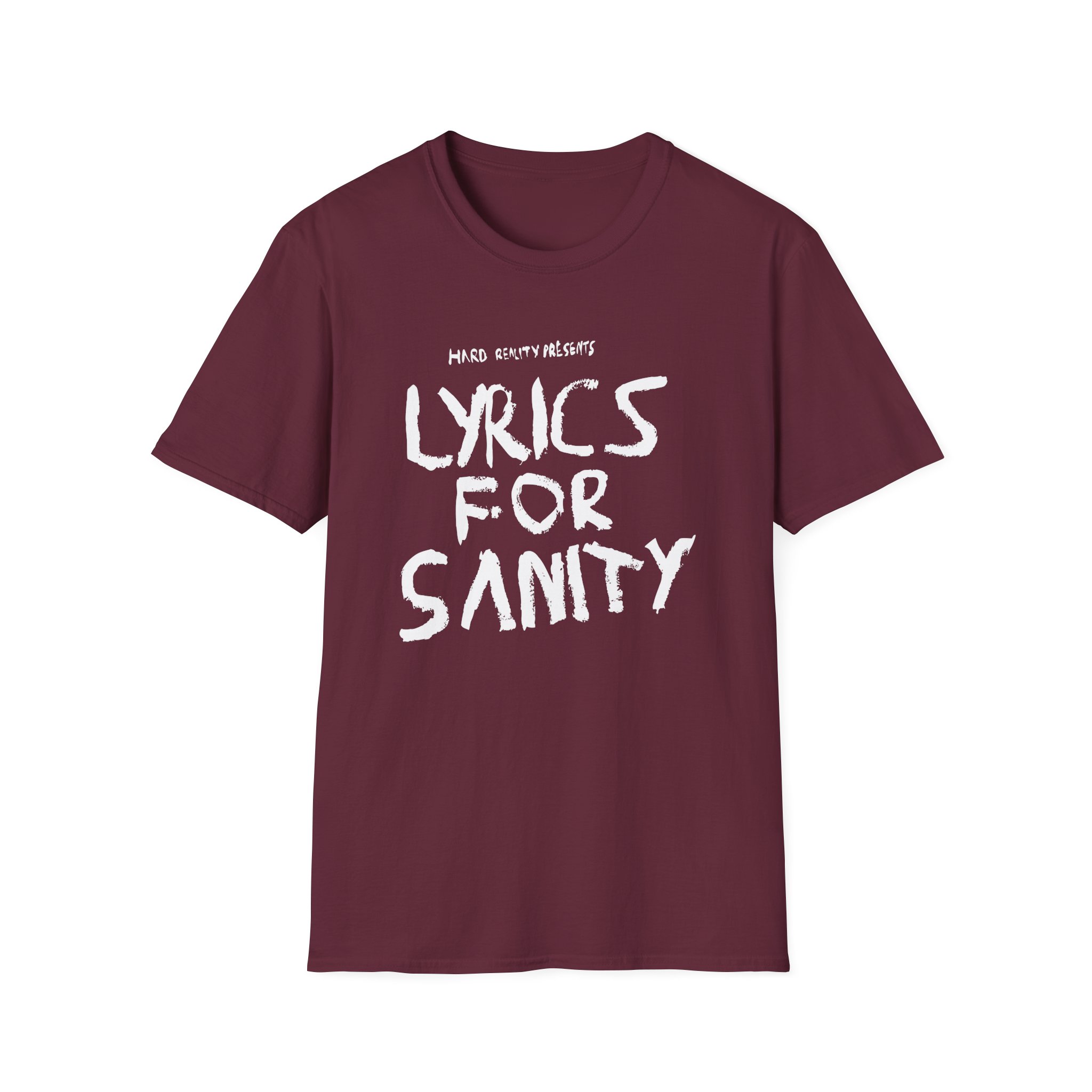 Songer Lyrics for Sanity Unisex Softstyle T-Shirt
