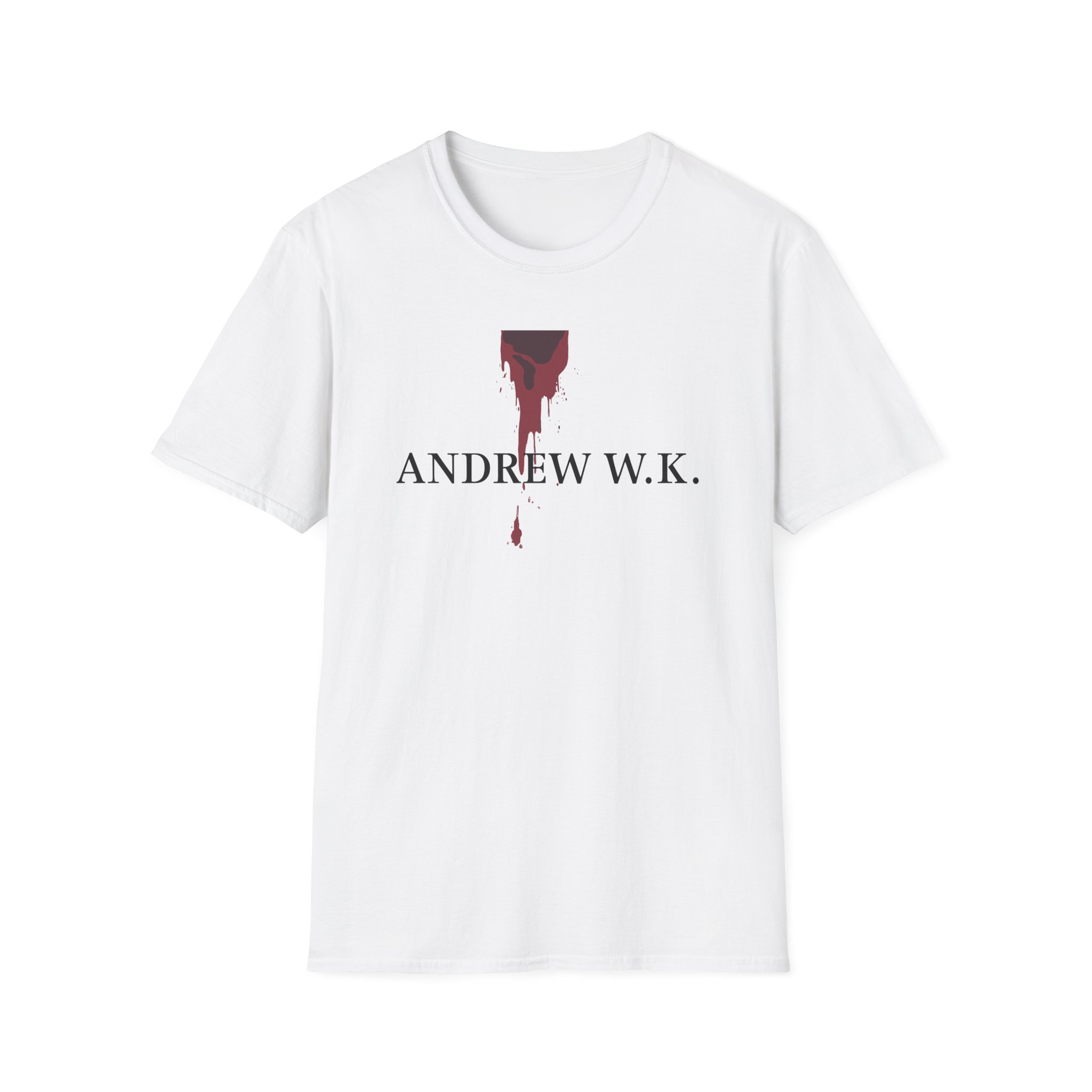 Andrew Wk I Get Wet Unisex Softstyle T-Shirt