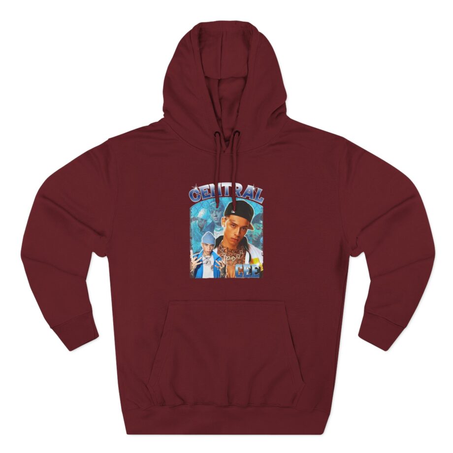 Central Cee Bootleg Rap Music Fan Graphic Three-Panel Fleece Hoodie