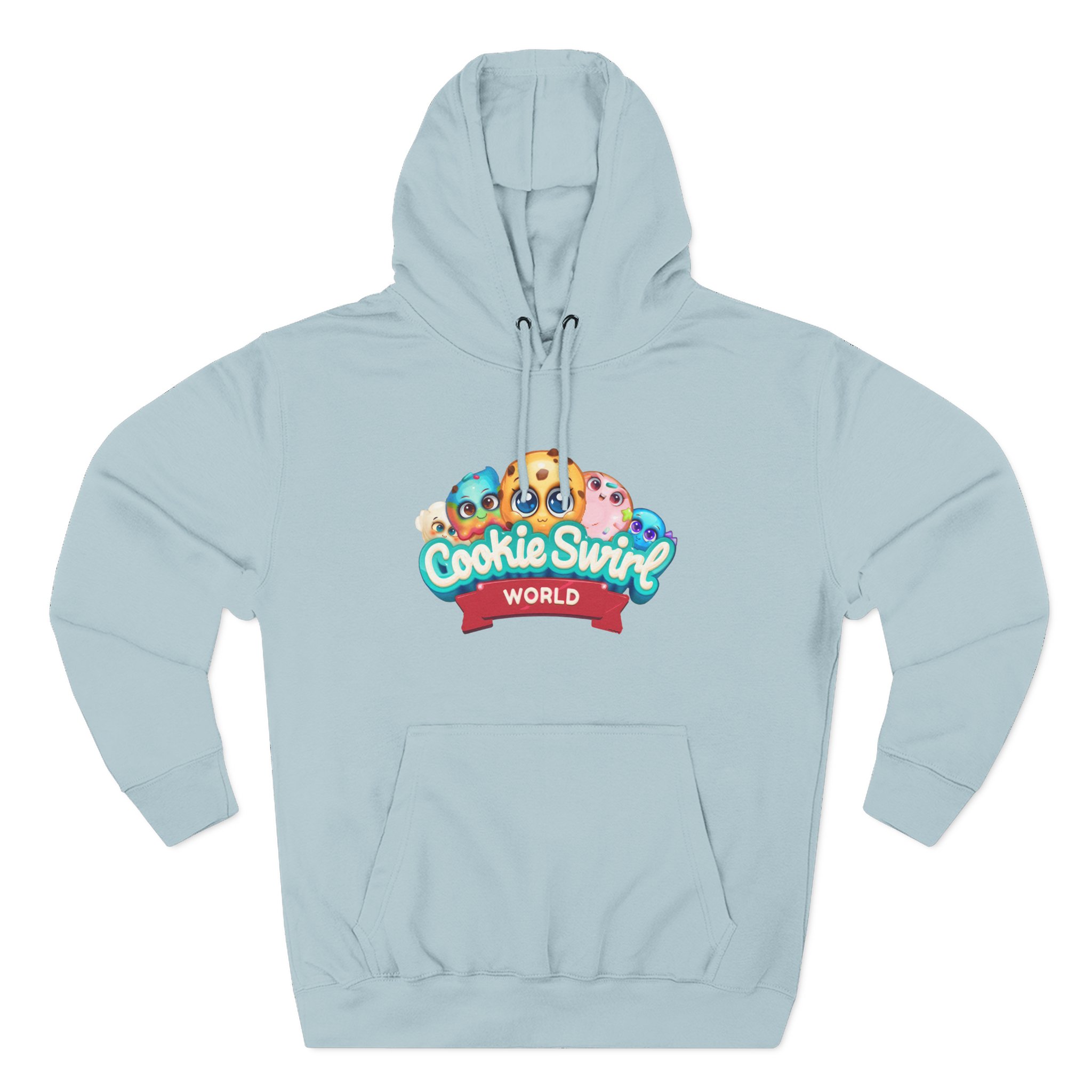 Cookieswirlc Three-Panel Fleece Hoodie