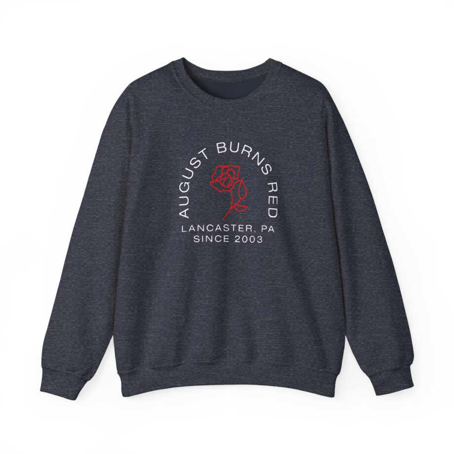 August Burns Red Rose Unisex Heavy Blend™ Crewneck Sweatshirt