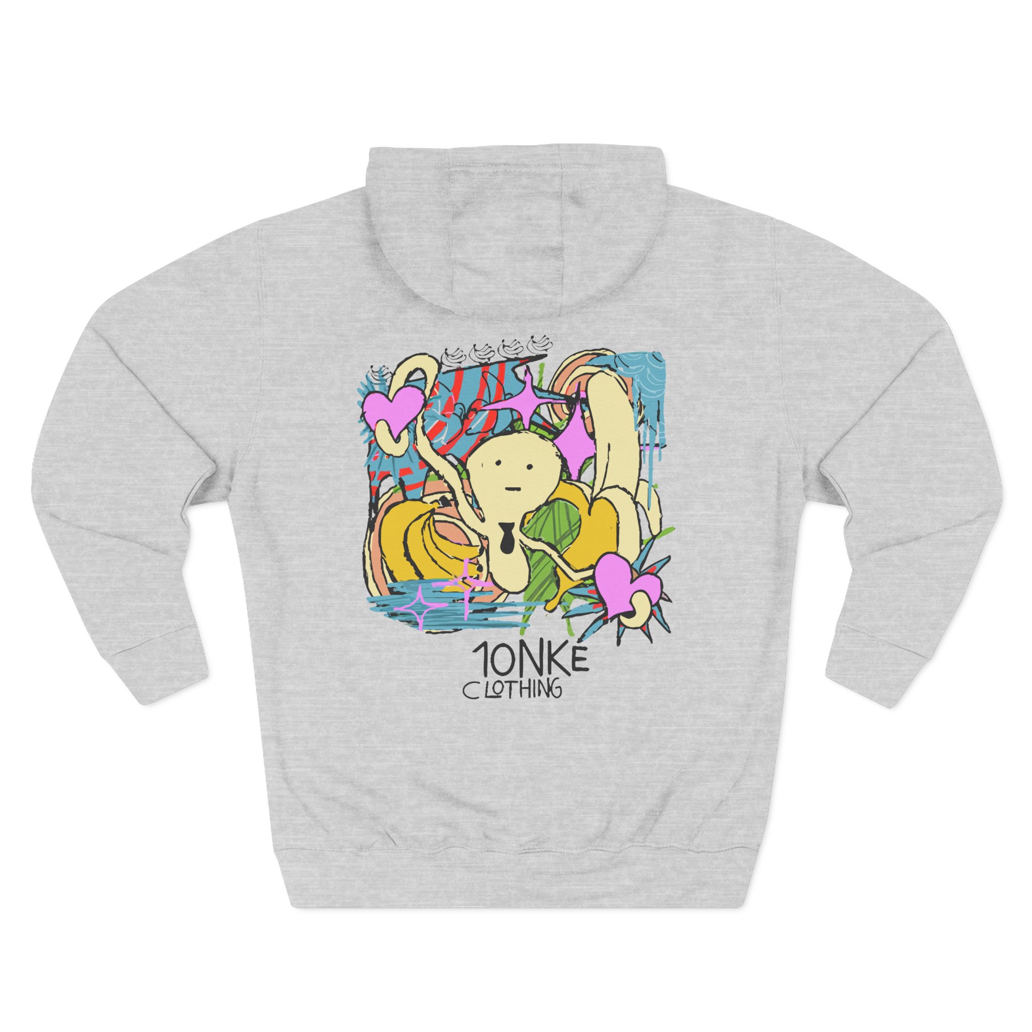 Spoonkid Basquiat Monke Three-Panel Fleece Hoodie