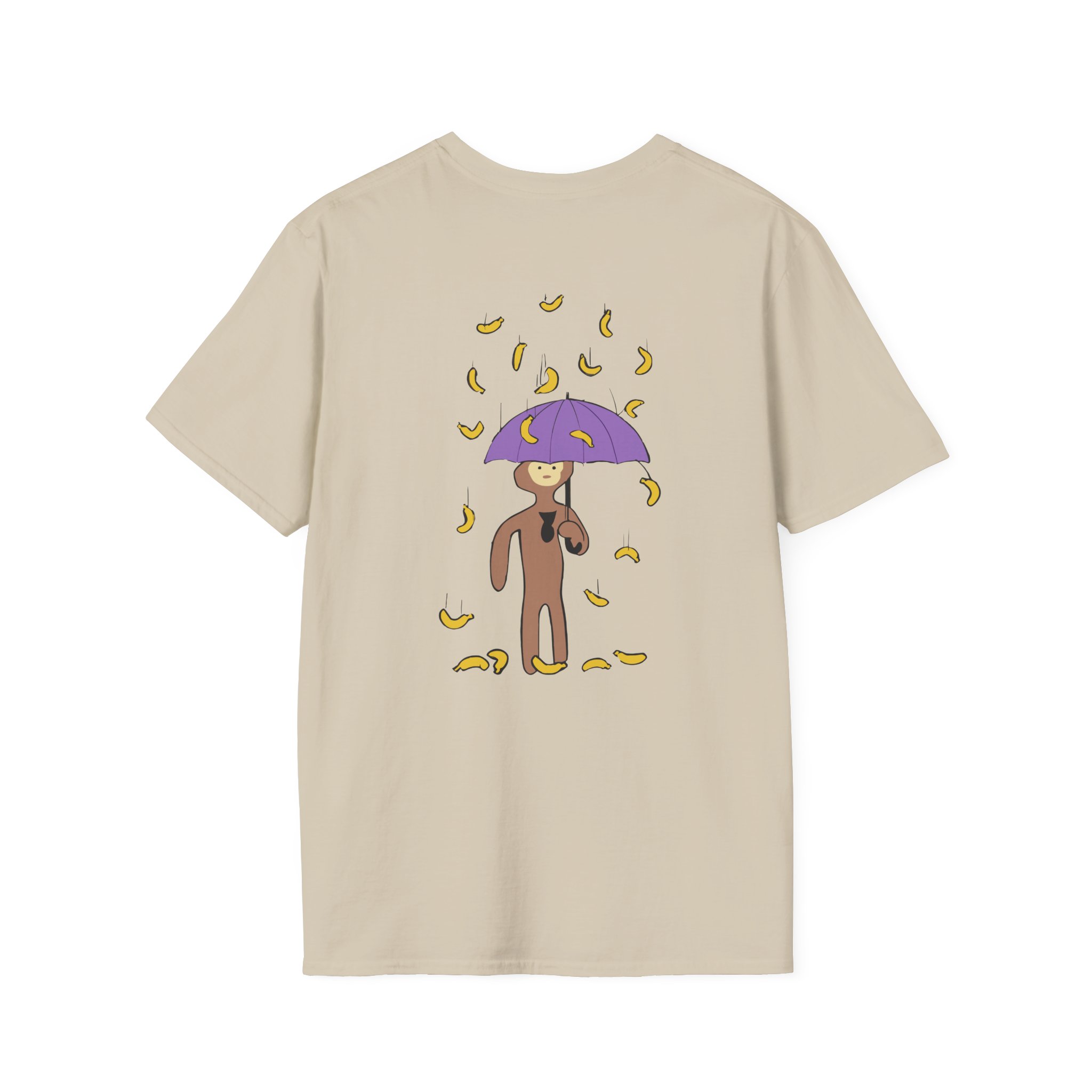 Spoonkid Raining Bananas Unisex Softstyle T-Shirt