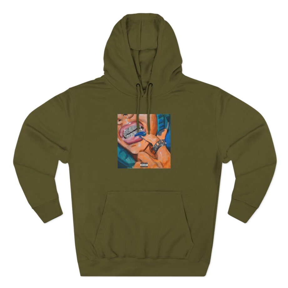 Cruz Cafune Blu€s Cover Three-Panel Fleece Hoodie