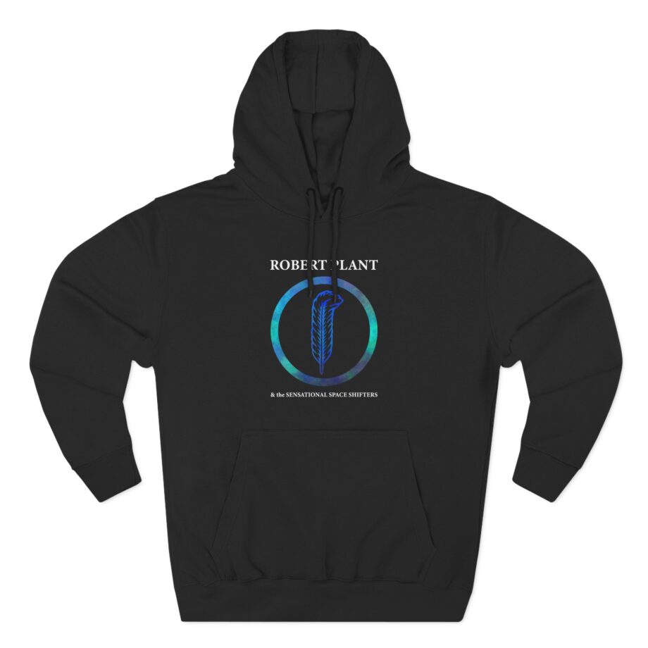 Robert Plant Carry Fire Us September Tour Dates Three-Panel Fleece Hoodie