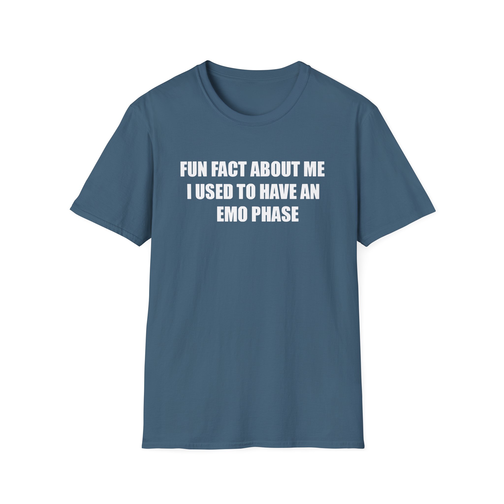 Jake & Johnnie Fun Fact About Me I Used to Have an Emo Phase Unisex Softstyle T-Shirt