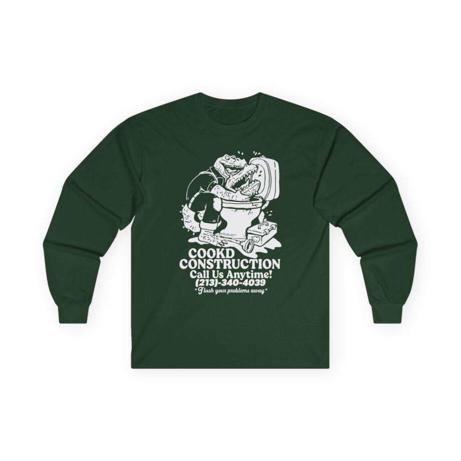 Lazarbeam  Cookd Construction Call Us Anytime Unisex Ultra Cotton Long Sleeve Tee