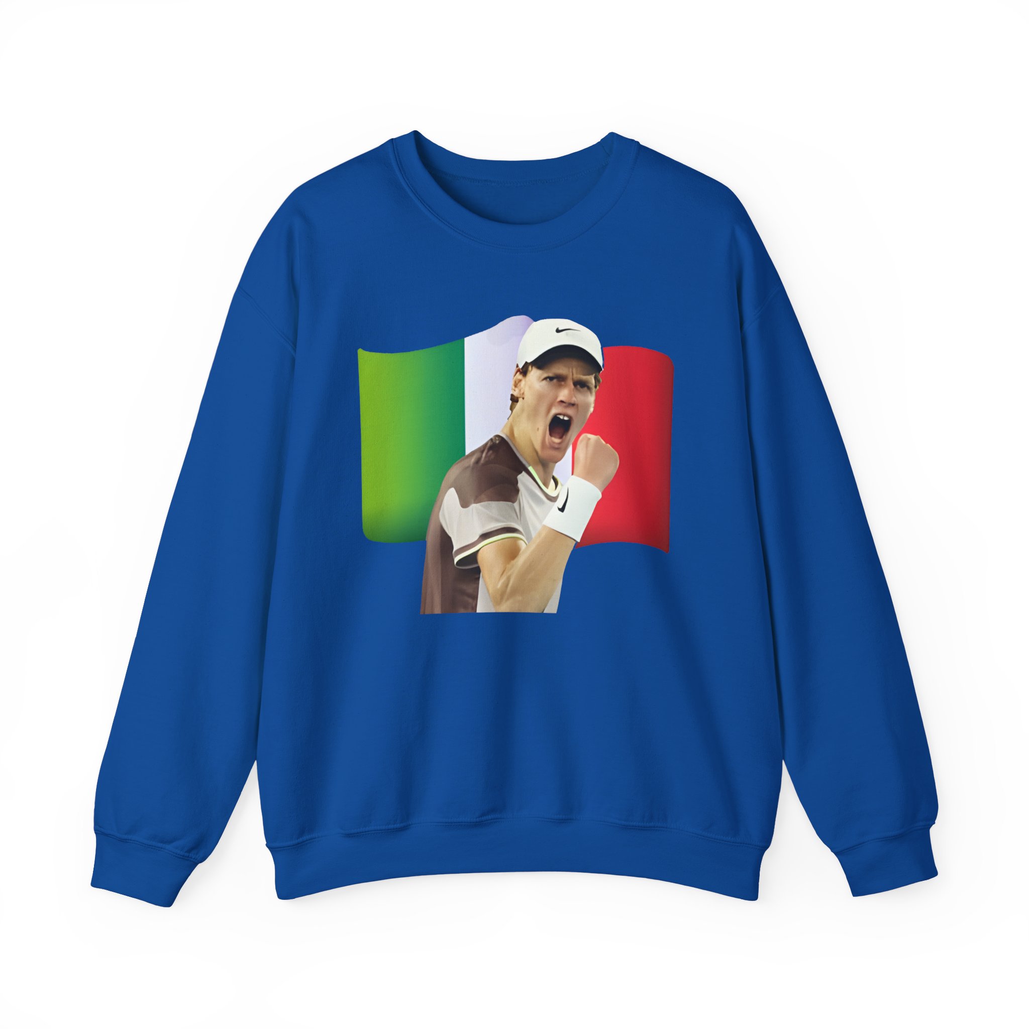Jannik Sinner Italian Tennis Star Fan Unisex Heavy Blendâ„¢ Crewneck Sweatshirt