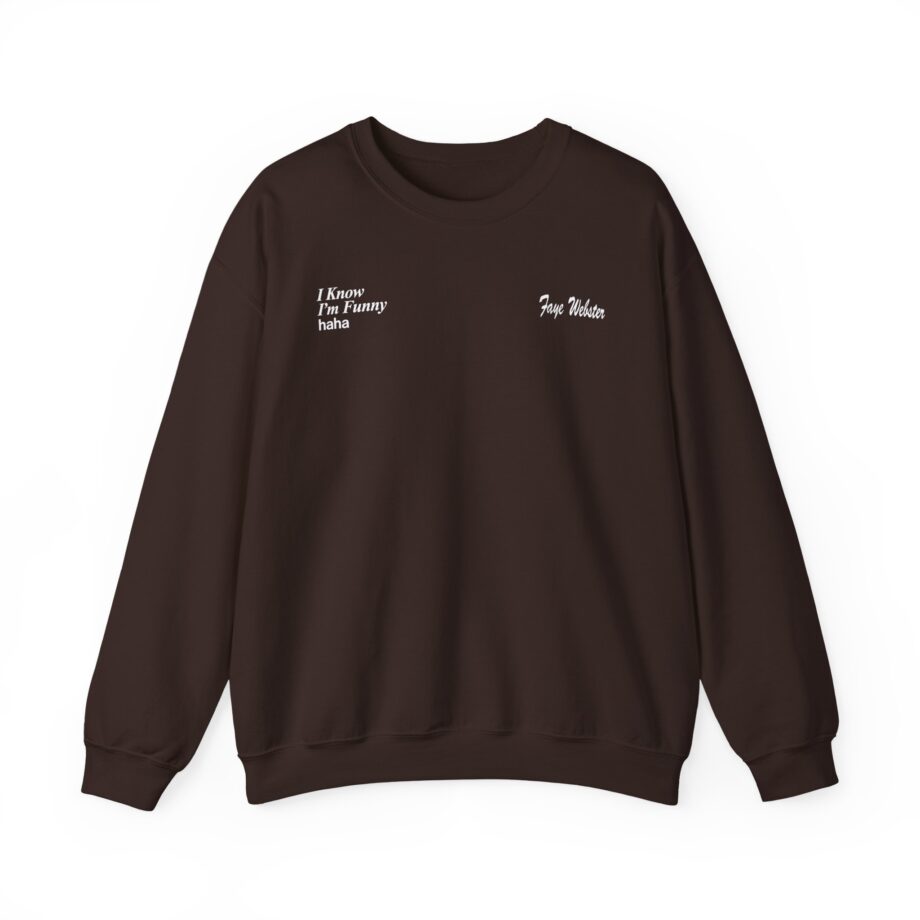 Faye Webster I Know I'm Funny Haha Unisex Heavy Blend™ Crewneck Sweatshirt