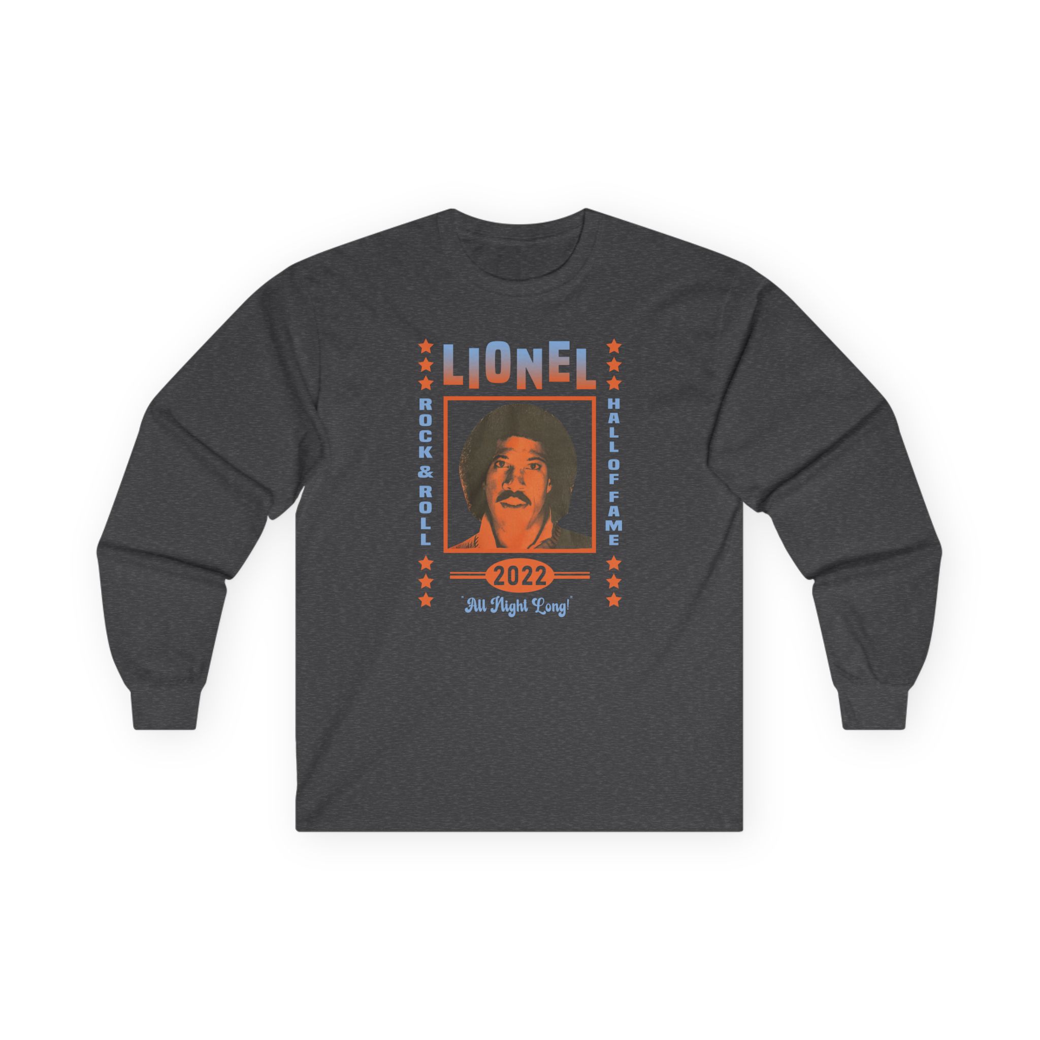 Lionel Richie Rock and Roll Hall of Fame All Night Unisex Ultra Cotton Long Sleeve Tee