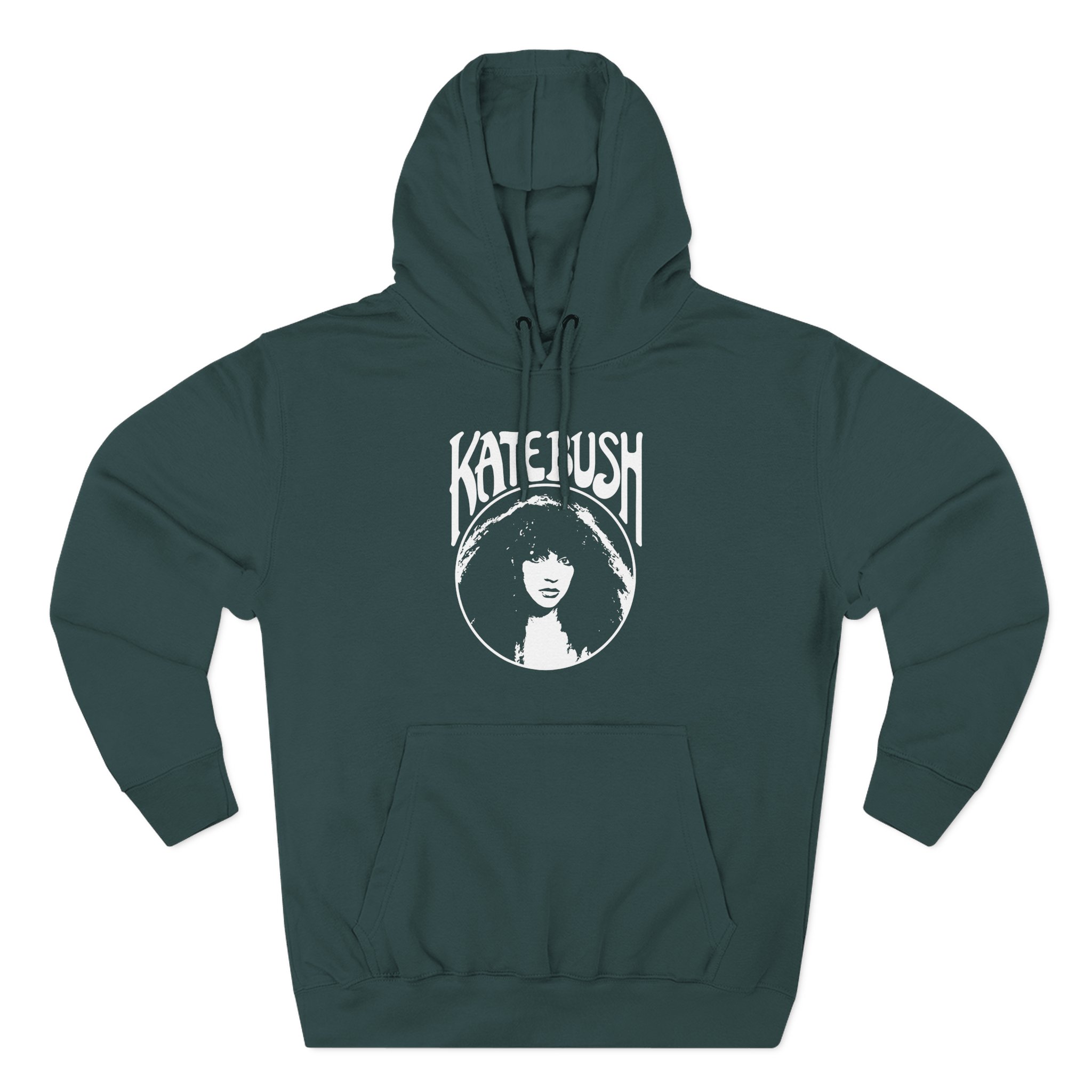 Kate Bush  Circle Logo Three-Panel Fleece Hoodie