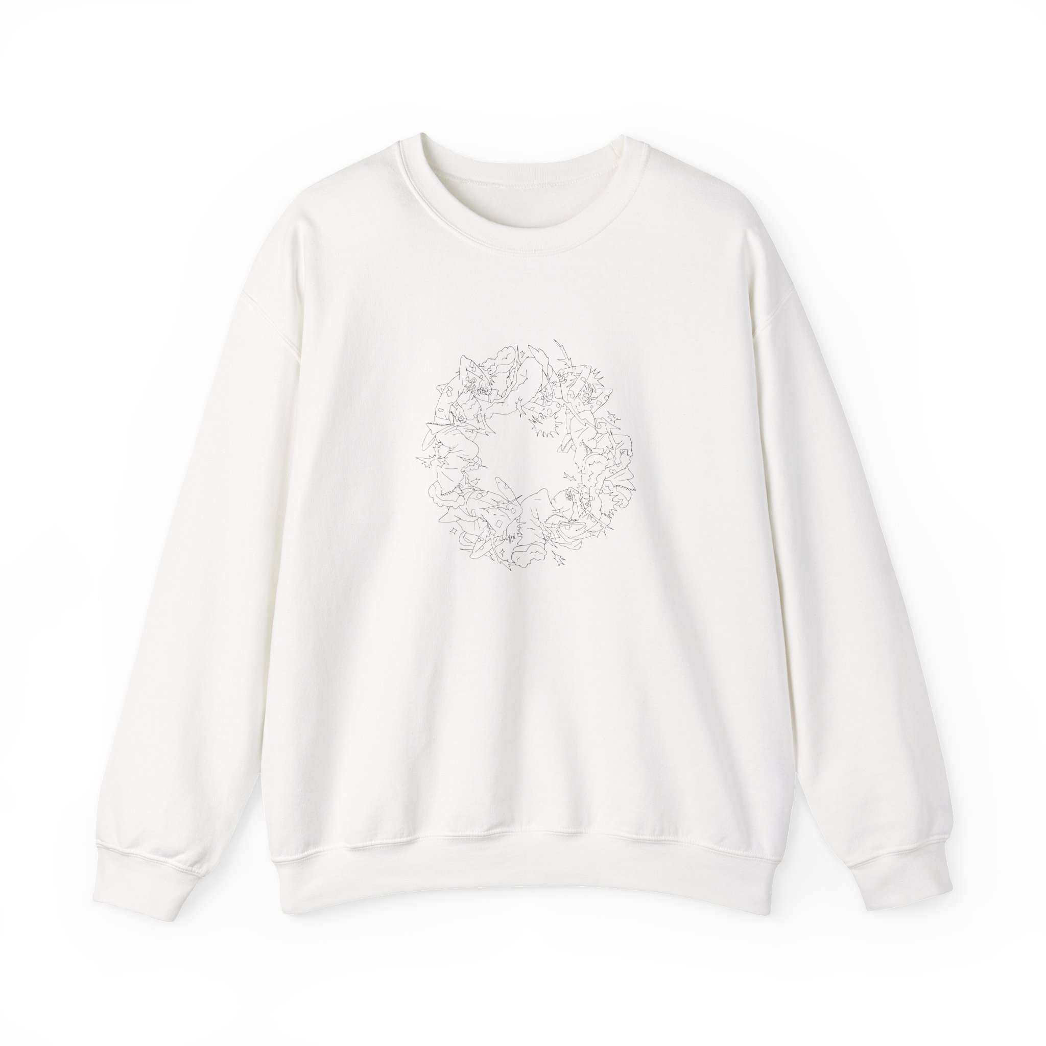 Ecco2k in the Flesh Unisex Heavy Blendâ„¢ Crewneck Sweatshirt