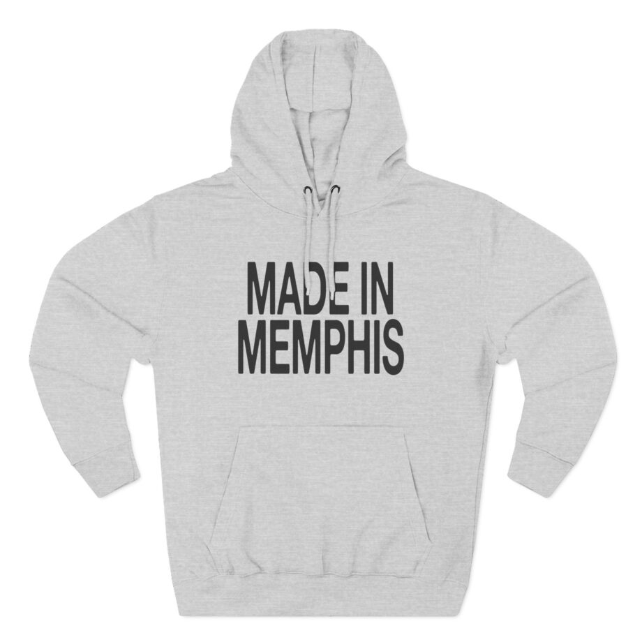 JT Made in Memphis Three-panel Fleece Hoodie