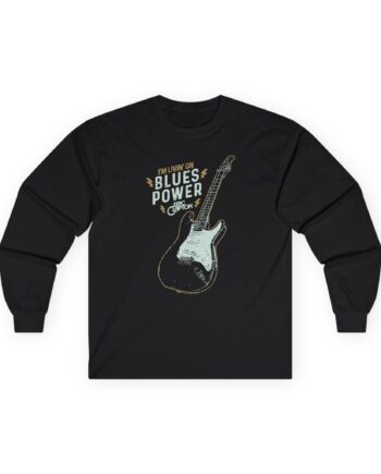 Eric Clapton Livin on Blues Power Unisex Ultra Cotton Long Sleeve Tee