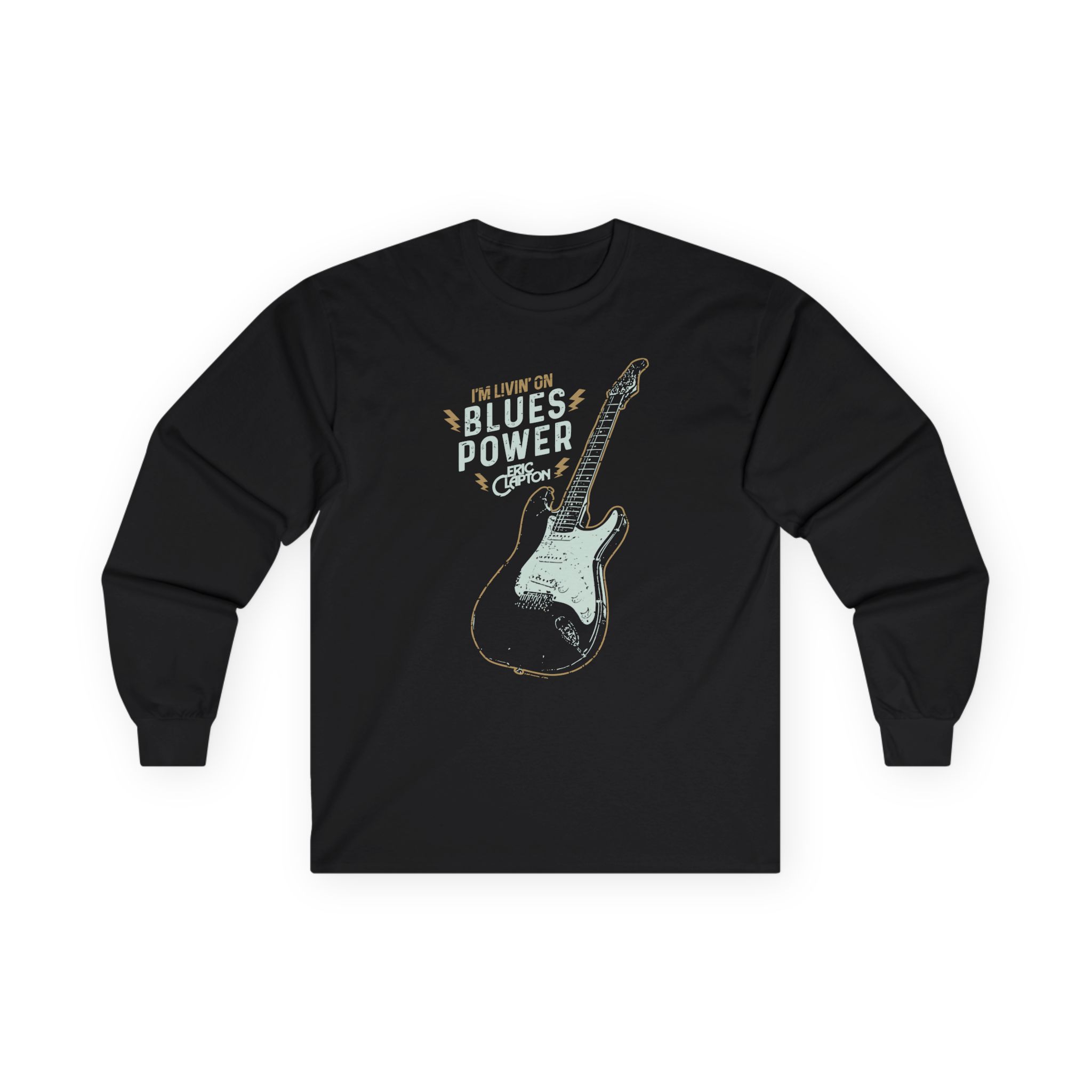 Eric Clapton Livin on Blues Power Unisex Ultra Cotton Long Sleeve Tee
