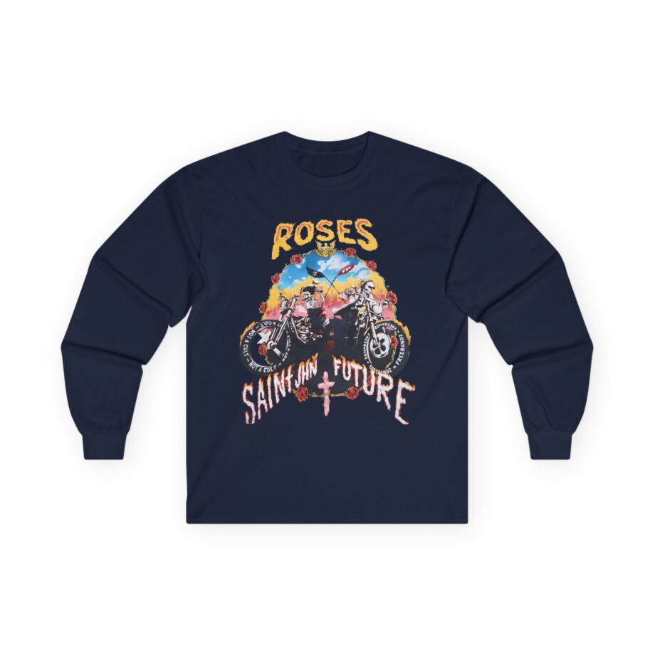 Saint Jhn Not a Cult X Freebandz Roses Unisex Ultra Cotton Long Sleeve Tee