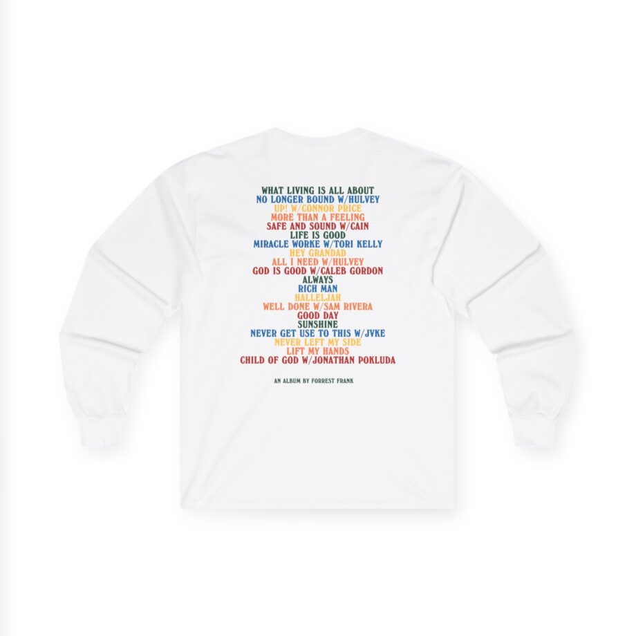 Forrest Frank Child of God Tracklist Unisex Ultra Cotton Long Sleeve Tee